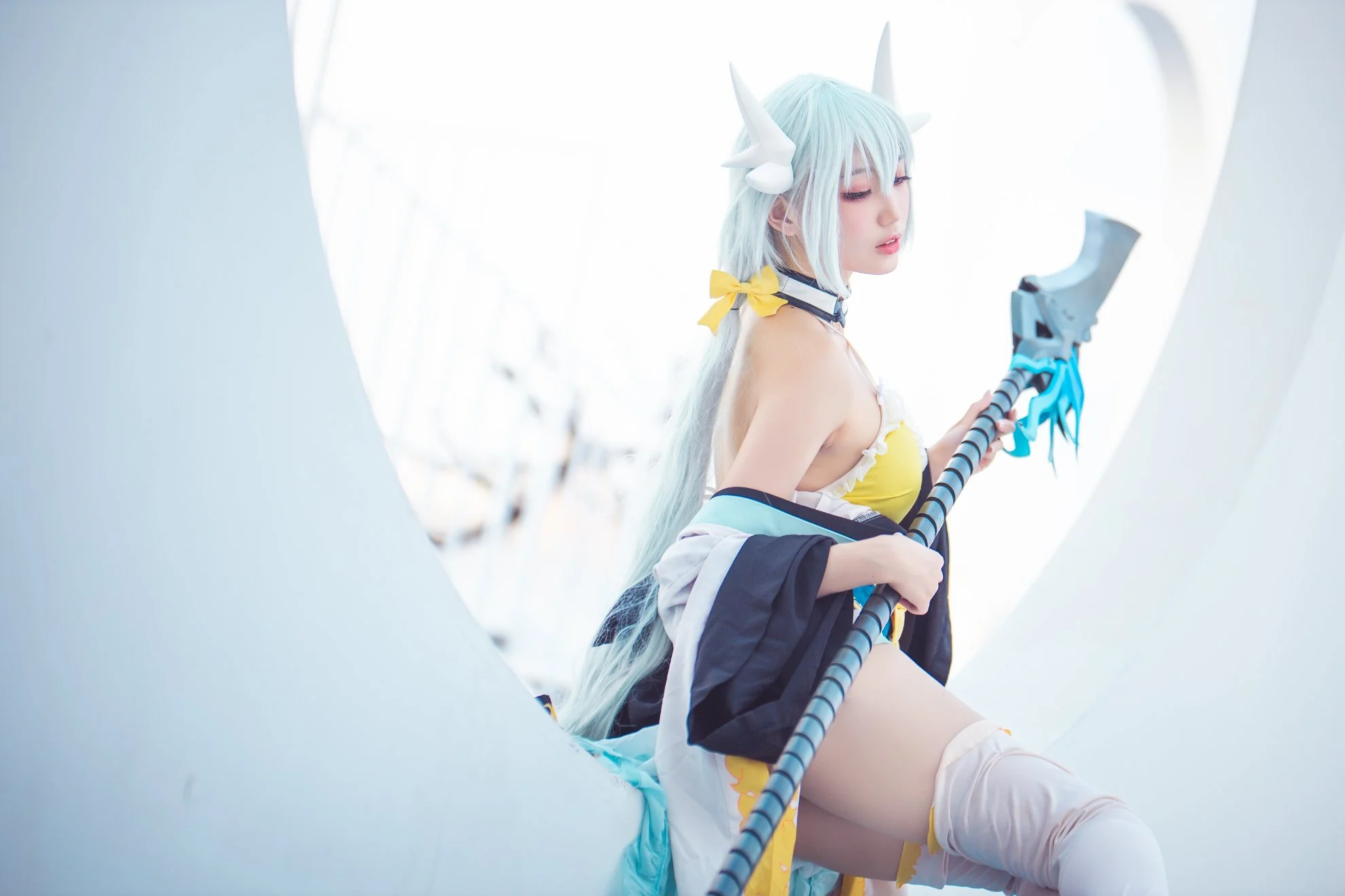 Đọc truyện hentai Tuyển tập Albums siêu phẩm Cosplay - Chap 888 - Zhou Ji is a cute rabbit NO.031 Qing Ji