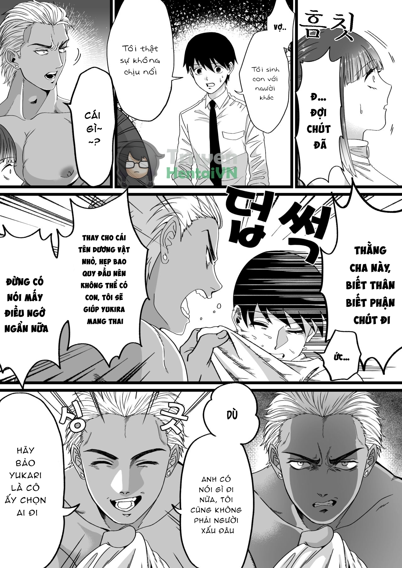 Đọc truyện hentai Boy tóc vàng cùng nữ sinh Hàn quốc - Oneshot