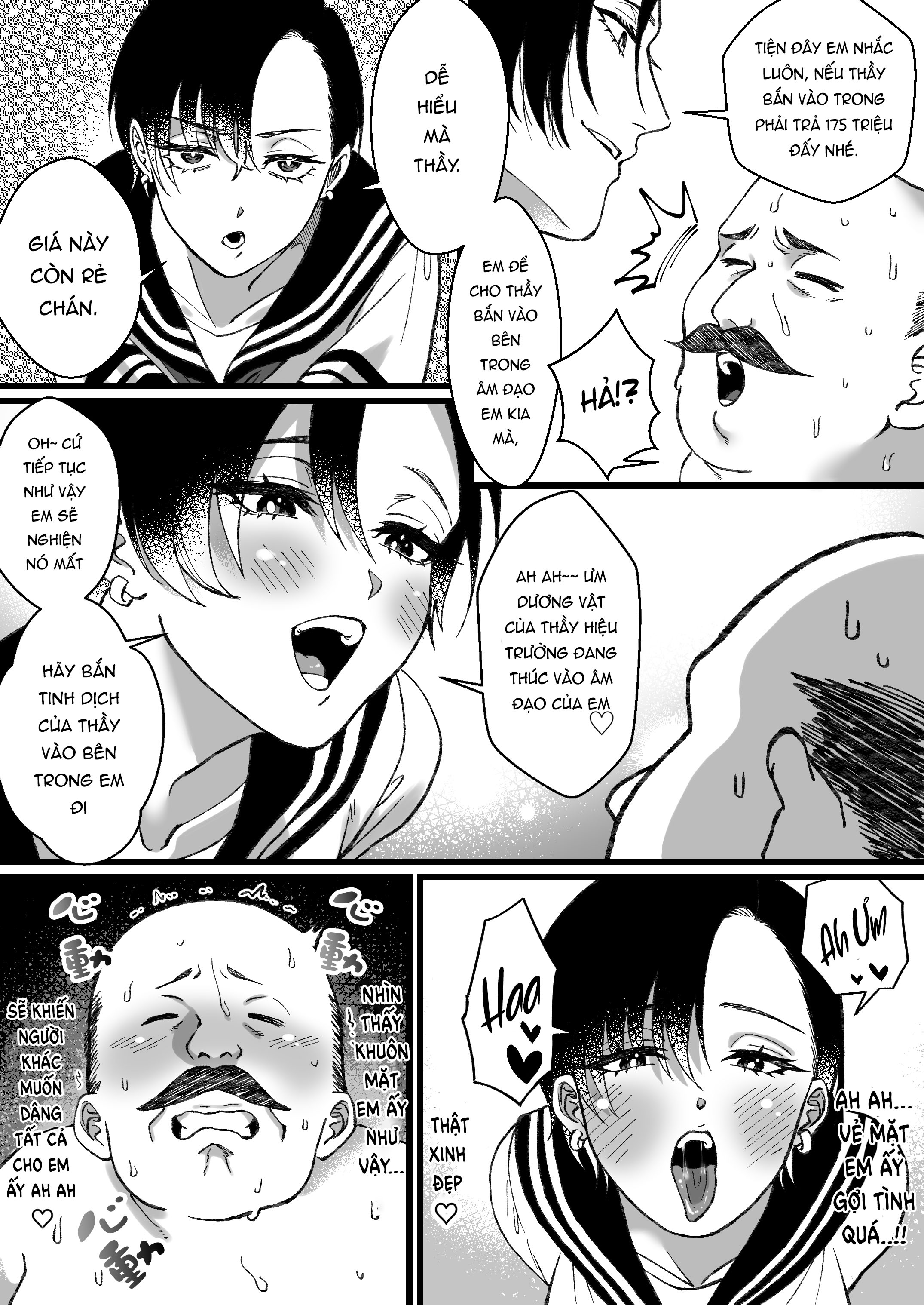 Đọc truyện hentai Bị nữ sinh mặc đồ thủy thủ đồ bơi đào mỏ - Oneshot