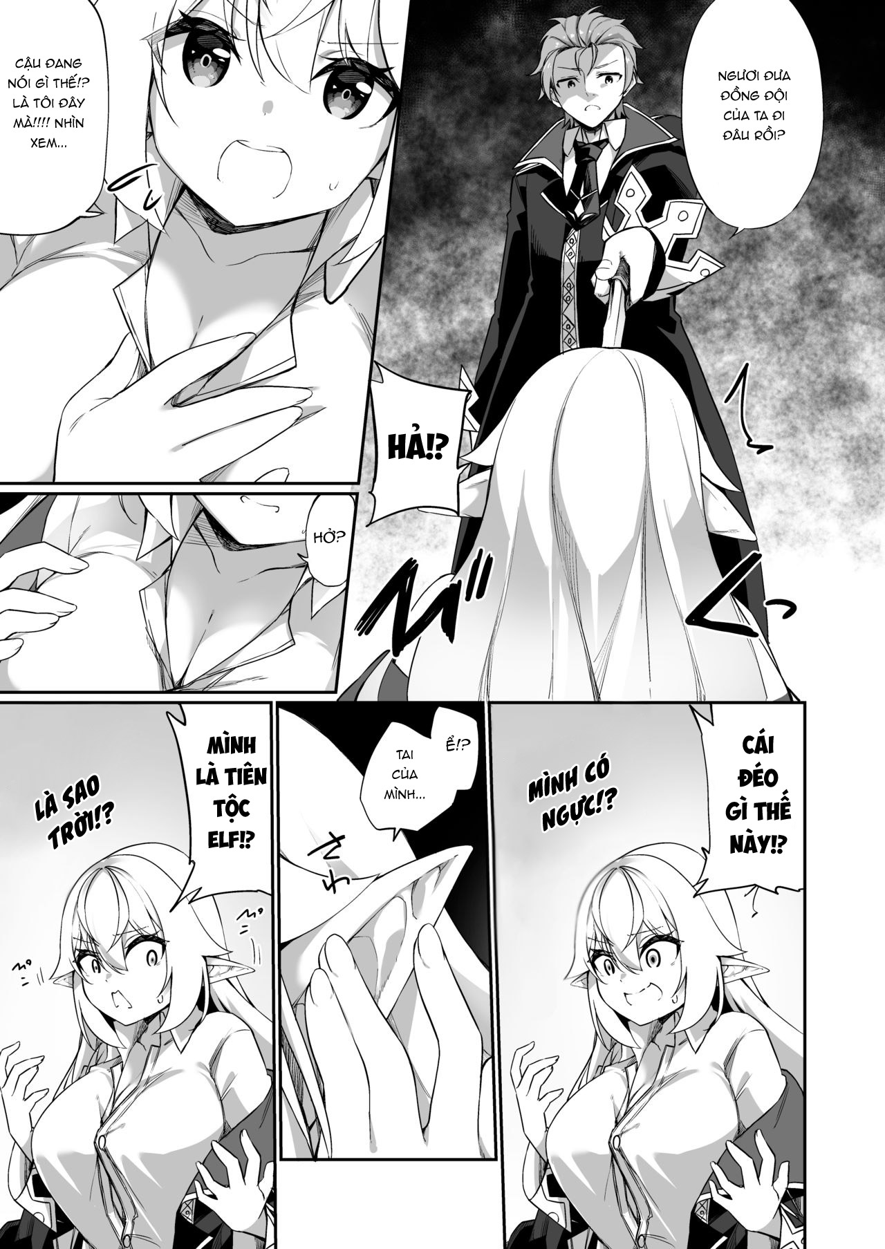 Đọc truyện hentai Câu chuyện một mạo hiểm giả trở thành Elf và kết hôn với bạn tâm giao của mình. - Oneshot 1