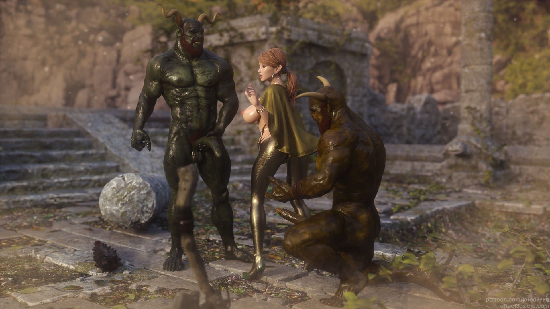 Đọc truyện hentai Elf Slave - Chapter 1: Side B