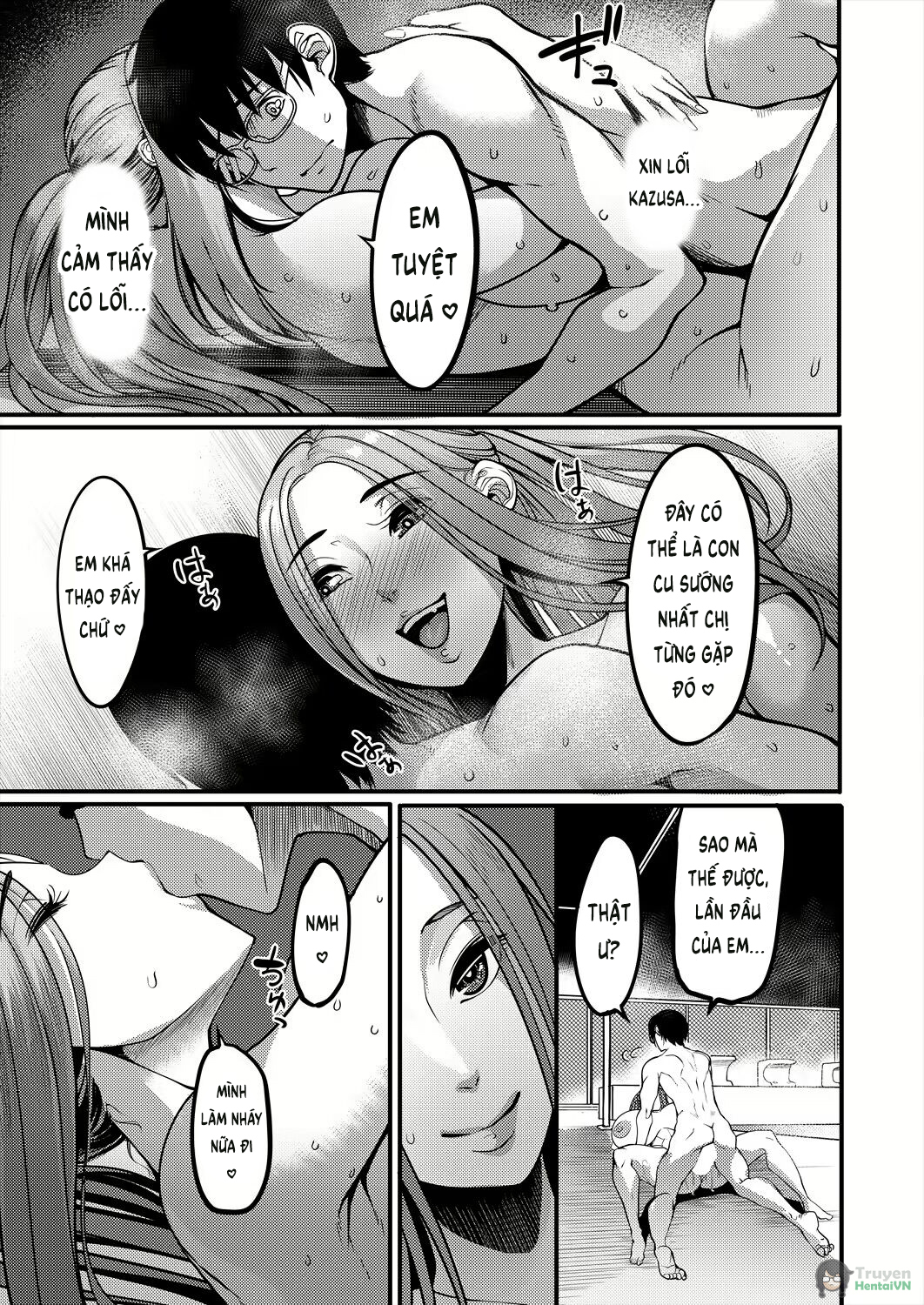 Đọc truyện hentai Houkago Dosukebe Nightpool - Oneshot