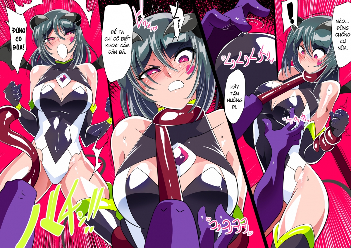 Đọc truyện hentai Heroine Harassment Chaste Taimashi Akina 4 - Oneshot