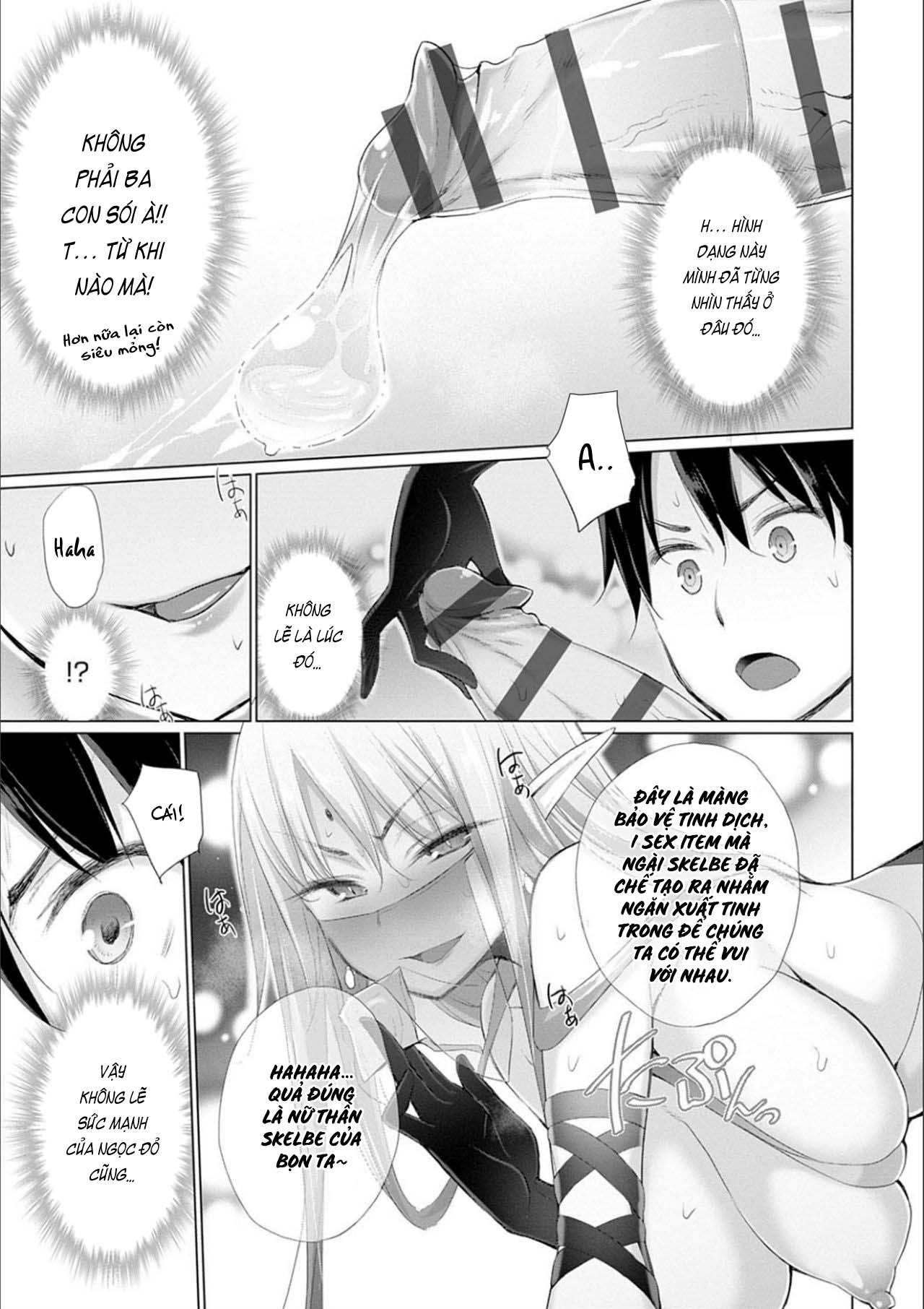 Đọc truyện hentai Sau Khi Chuyển Sinh Tôi Thịt Cả Thế Giới - Chap 5: Dục cảnh của chị gái dark elf