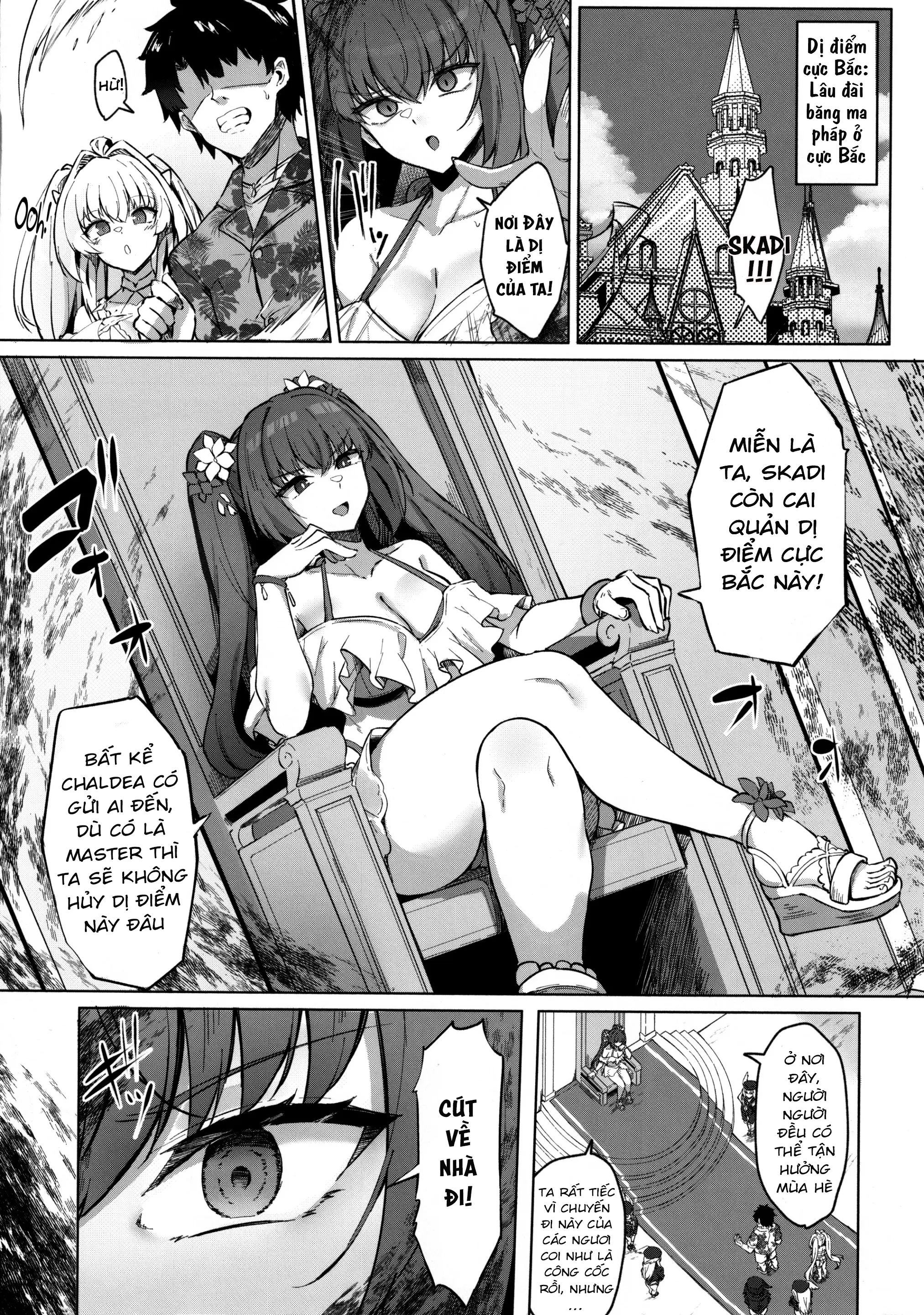 Đọc truyện hentai Kỳ nghỉ hè của Chaldea. Kết hôn và trở thành cô dâu chính - Oneshot