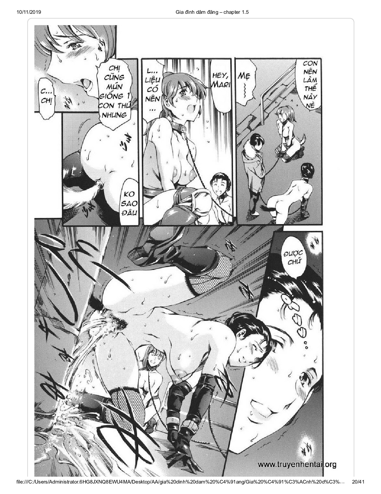 Đọc truyện hentai Katei no Jijou - Chap 2