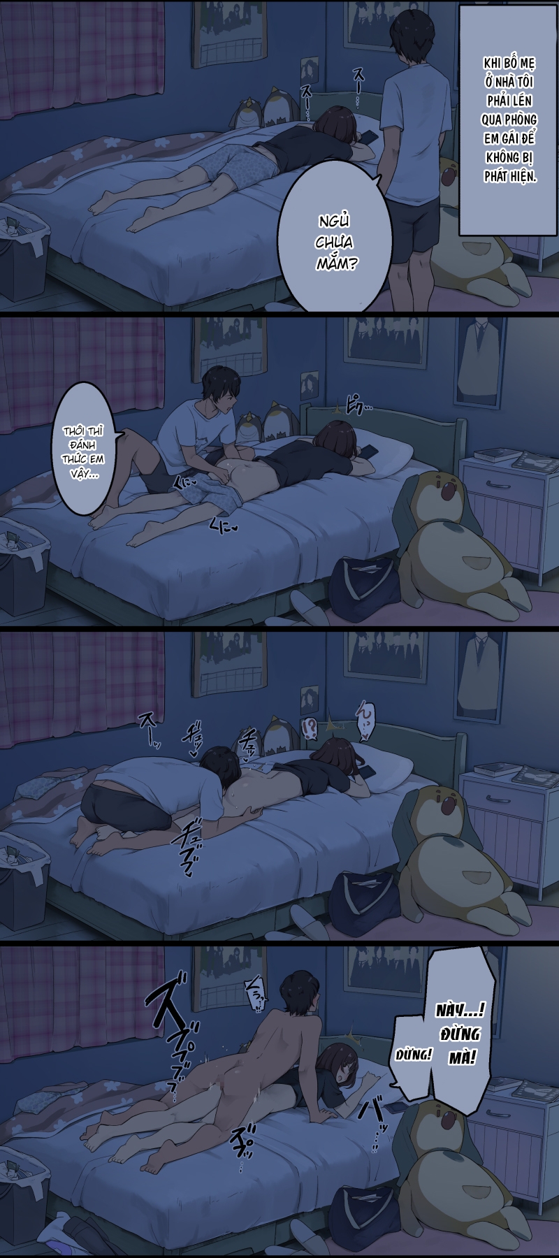 Đọc truyện hentai Khi bố mẹ đi vắng - Oneshot