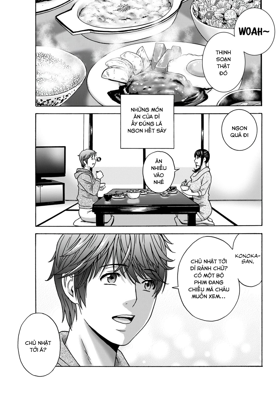 Đọc truyện hentai Dì nghịch ngợm - Chap 3