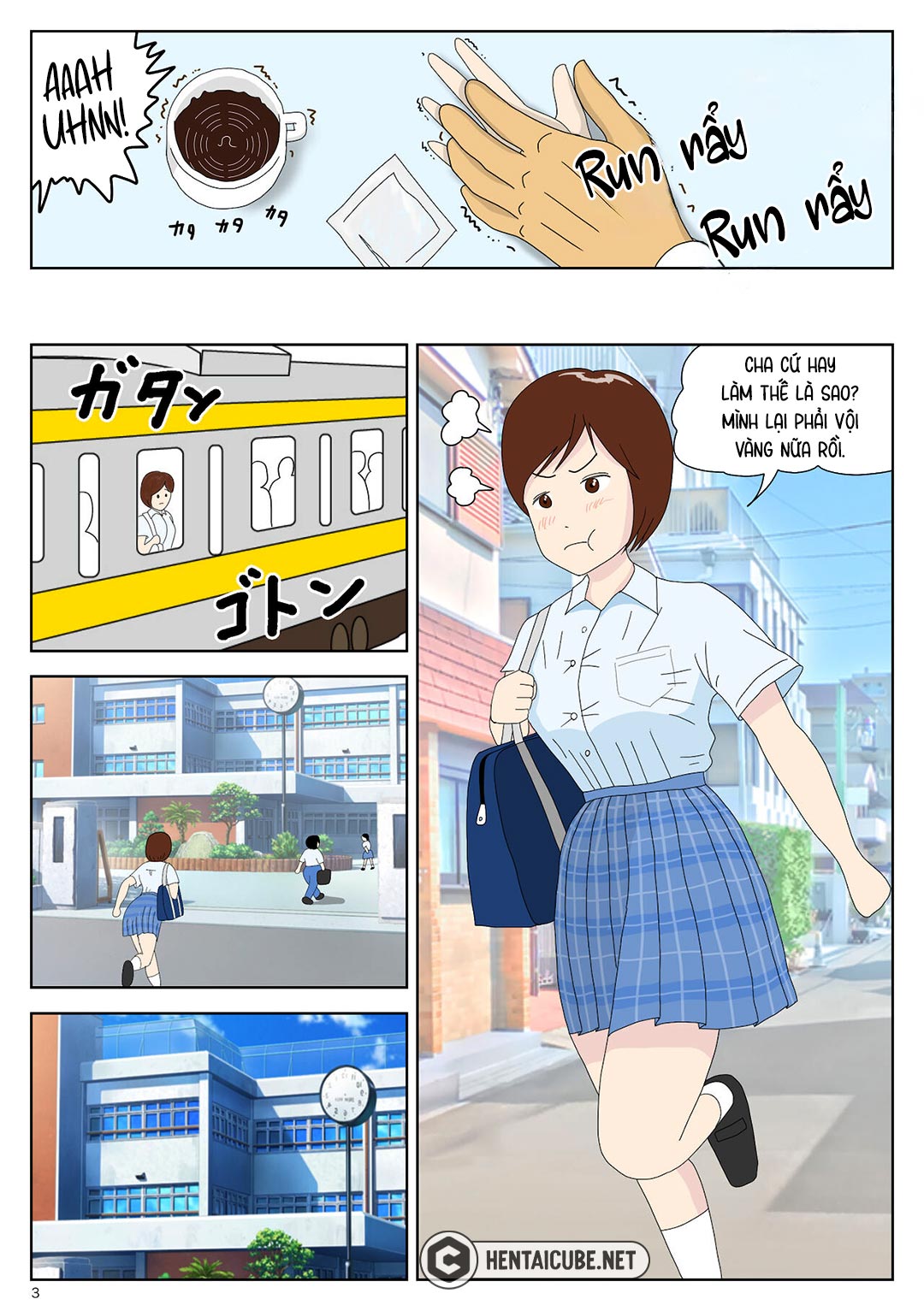 Đọc truyện hentai Con gái bị cha quấy mỗi sáng - Oneshot