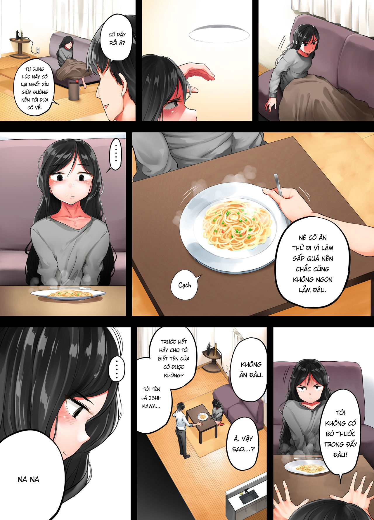 Đọc truyện hentai Khi tôi bế cô gái gầy gò của mình lên, cô ấy ướt sũng - Part 1