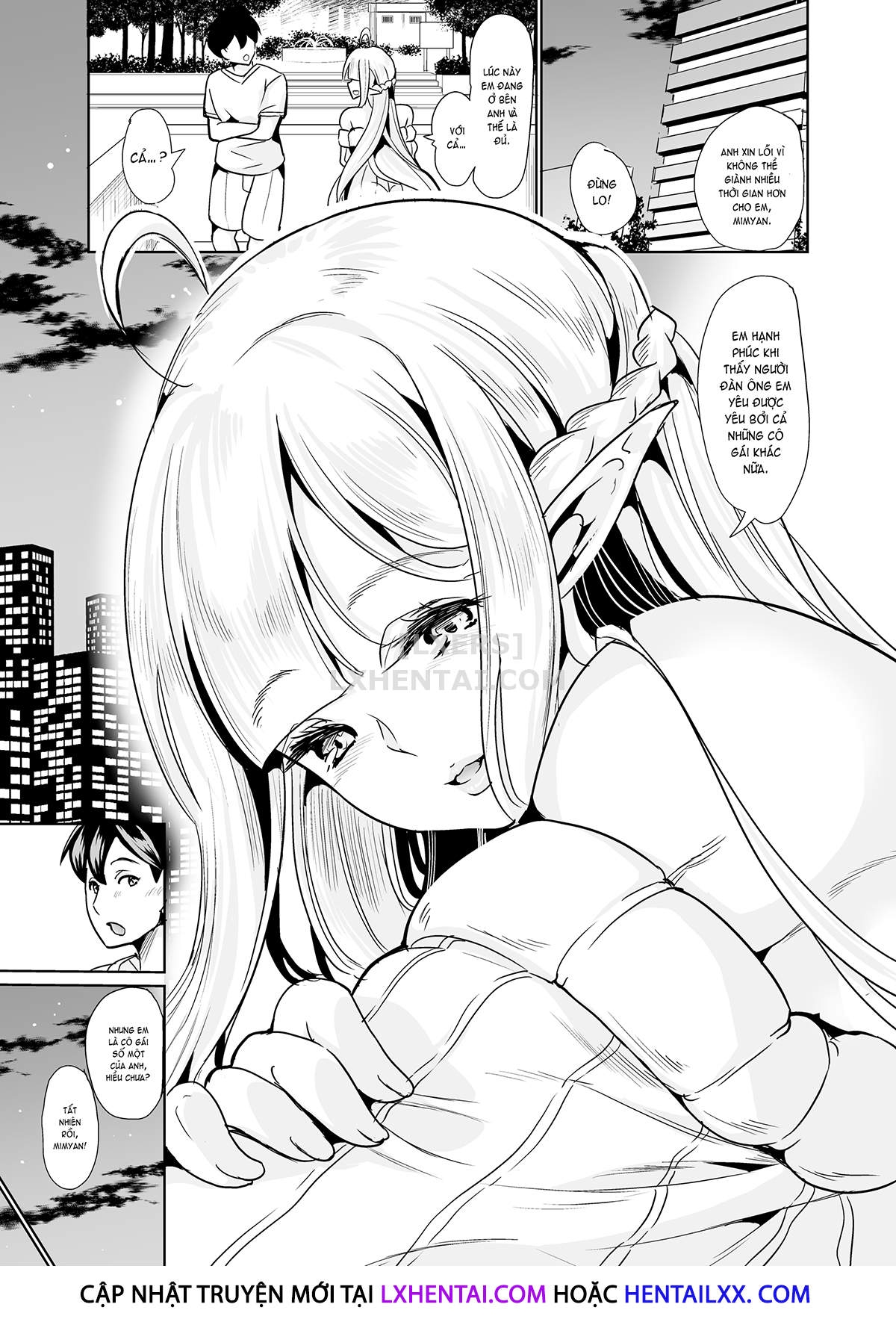 Đọc truyện hentai Slutty Elf Sisters Seeking a Husband - Chap 3 - Harem Quartet