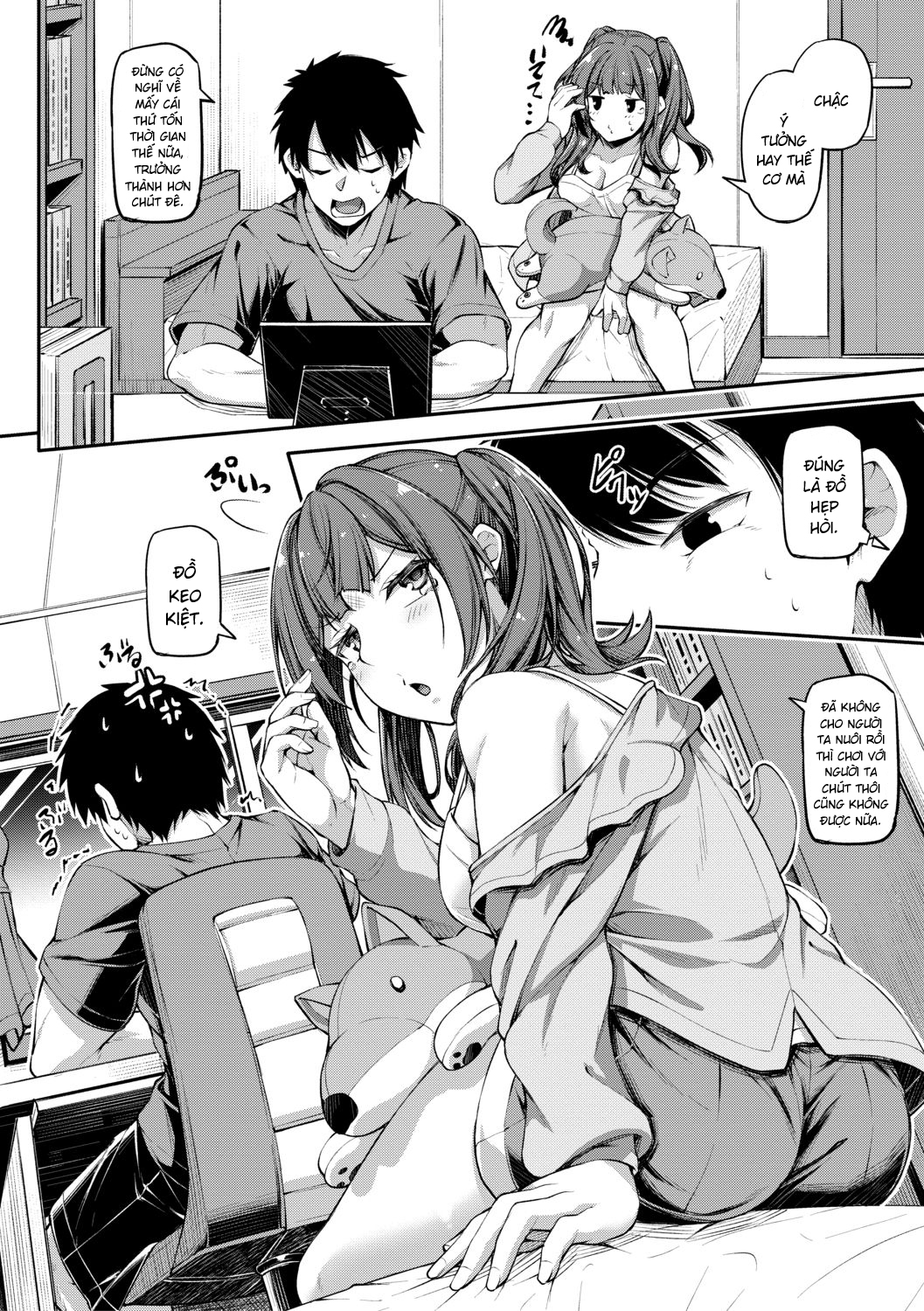 Đọc truyện hentai Nếu thua Onii-chan, bọn tôi sẽ làm tình! ~ Oẳn tù tì - Chap 2