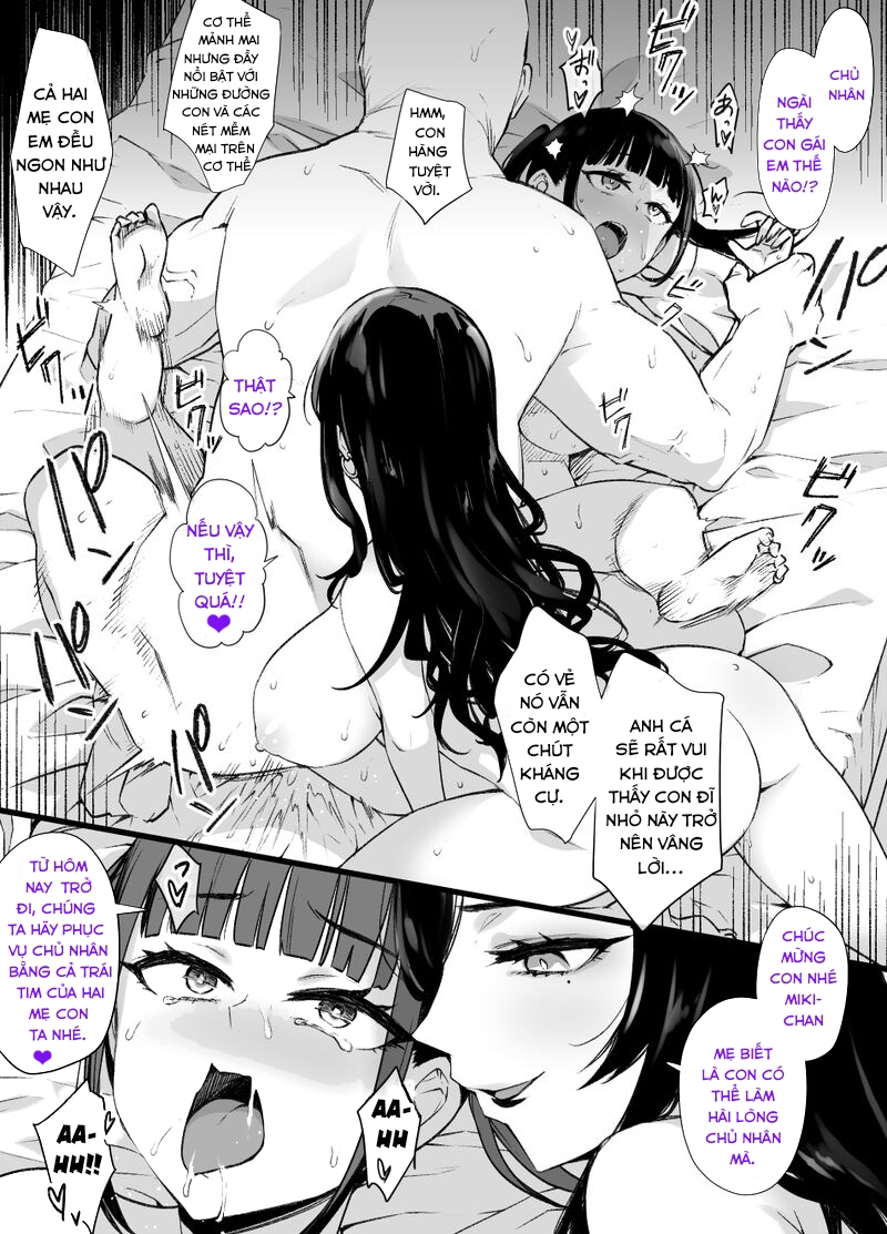 Đọc truyện hentai My childhood friend and little sister were stolen by a noble - Chap 2