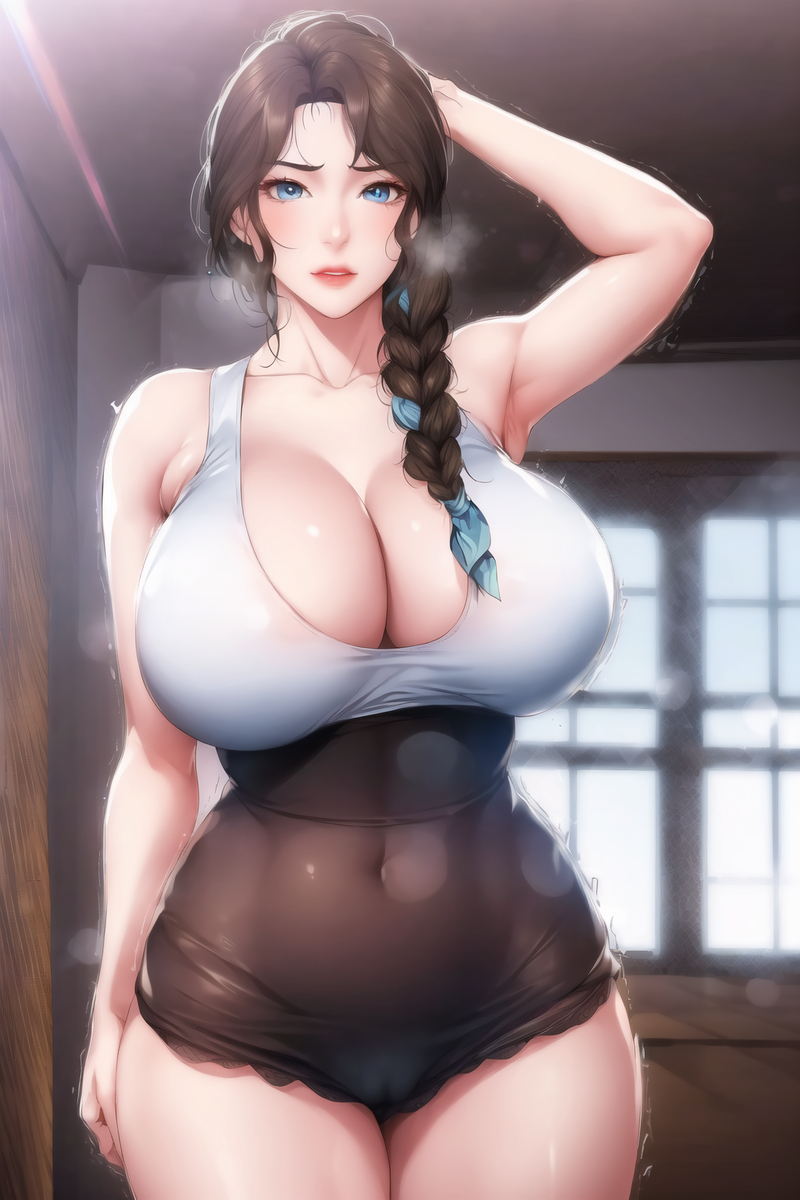 Đọc truyện hentai Tuyển tập Albums Art hentai - Chap 105 - Aunt Meijing after exercise