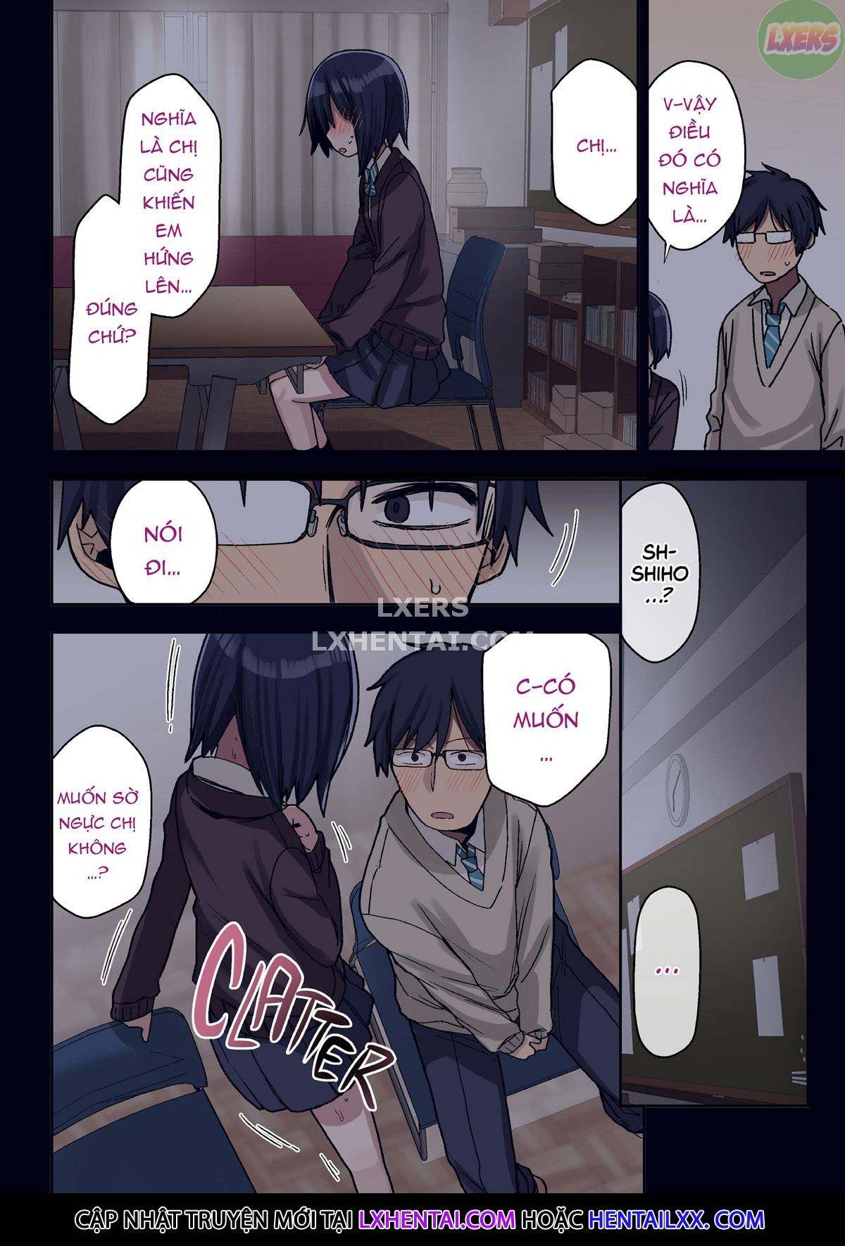 Đọc truyện hentai Vì senpai cho phép nên tôi đã làm chuyện đó với chị ấy - Chap 1 - Full Color