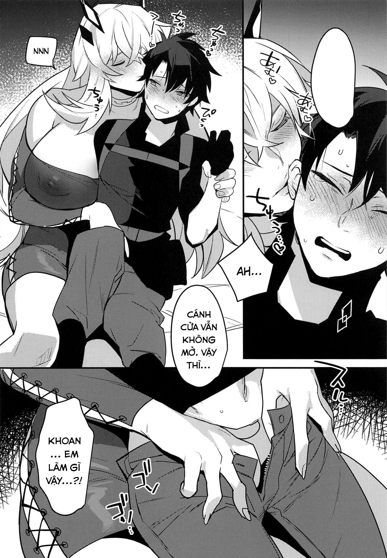 Đọc truyện hentai Kimi to Kiss Shinai to Derarenai Heya (Fate/Grand Order) - Oneshot