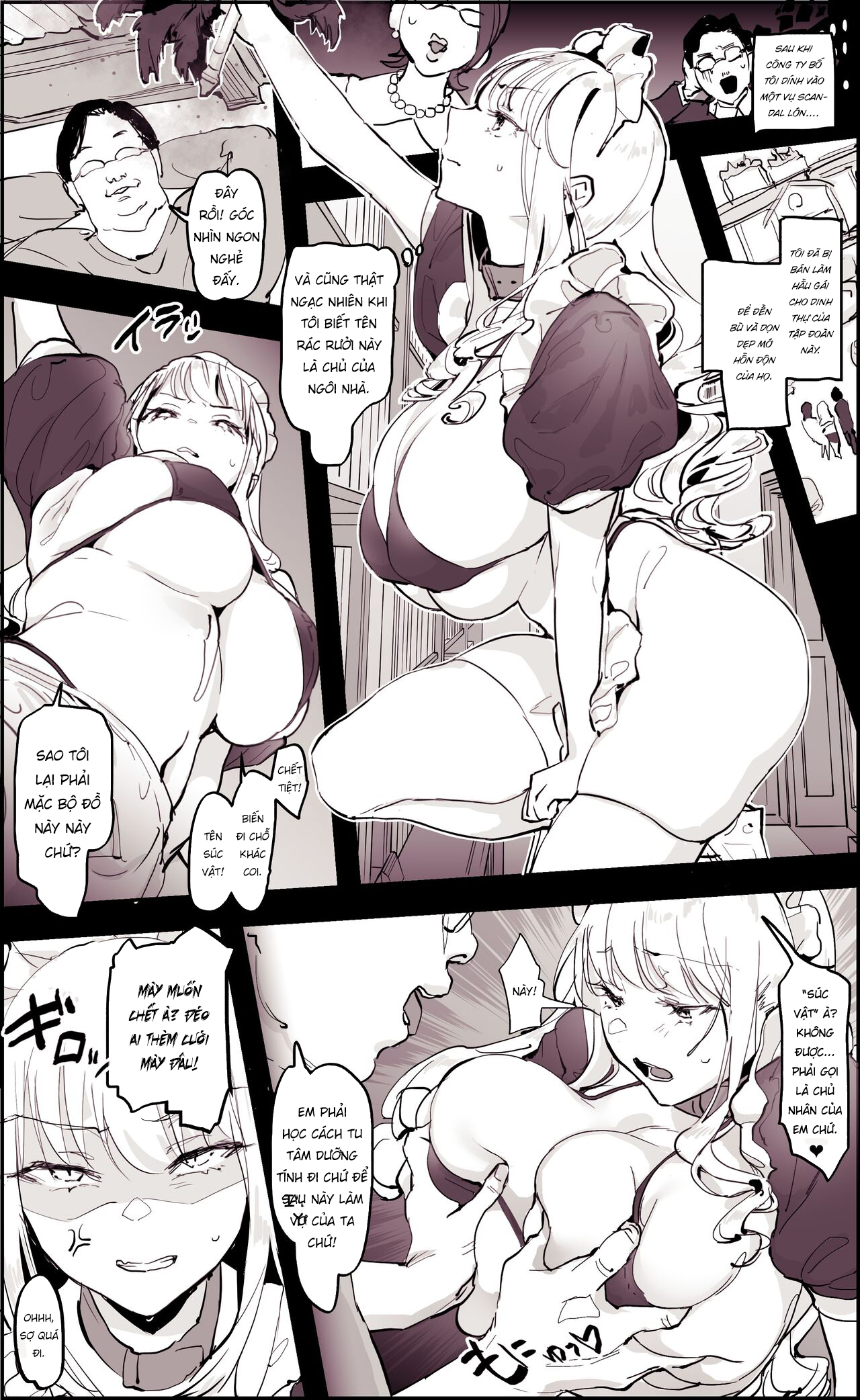 Đọc truyện hentai Hầu gái - Oneshot