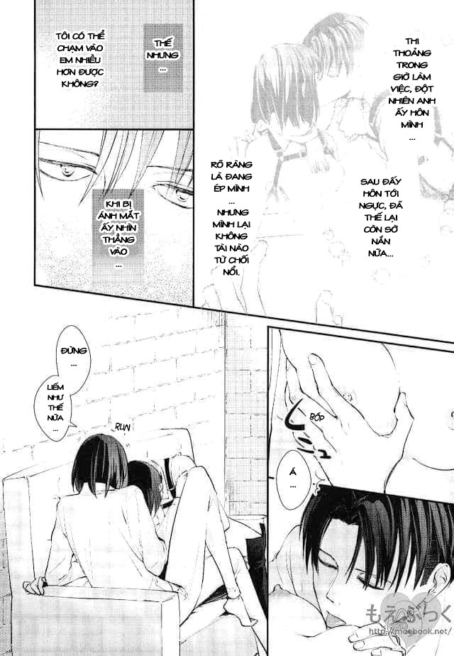 Đọc truyện hentai Chẳng thể đợi chờ (Shingeki no Kyojin) - Oneshot