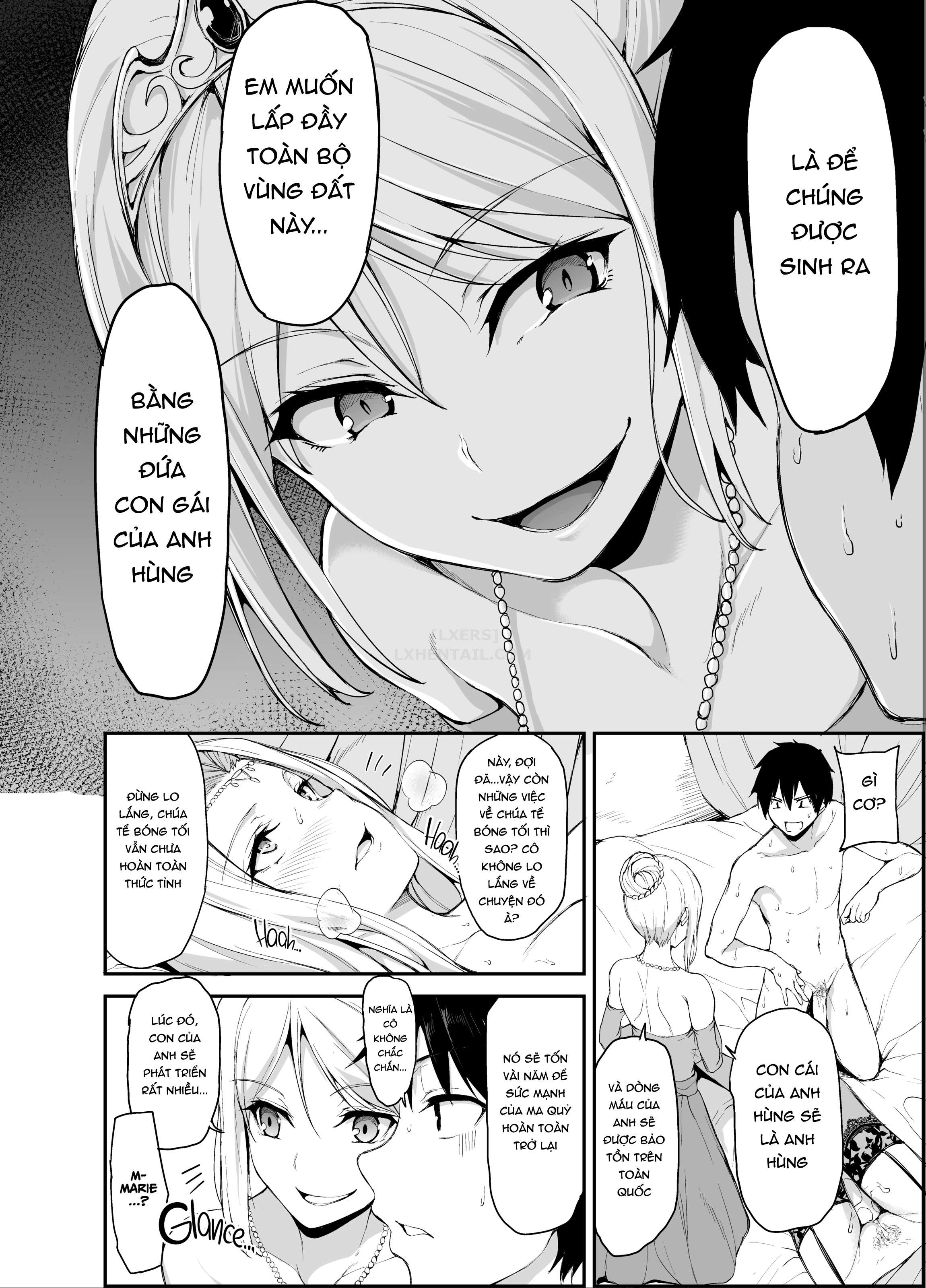 Đọc truyện hentai Tales of a Harem in Another World - Chap 4 - Opulence and Beauty!? Orgy in the Queens Chamber!