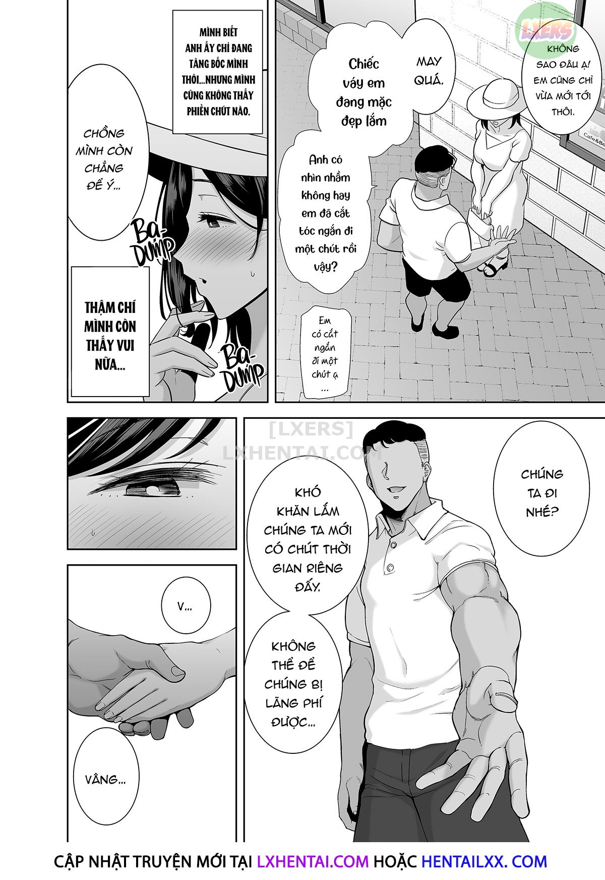 Đọc truyện hentai Natsuzuma ~Natsu, Ryokan, Nanpa Otoko-Tachi Ni Ochita Tsuma~ - Chap 3 - Không che