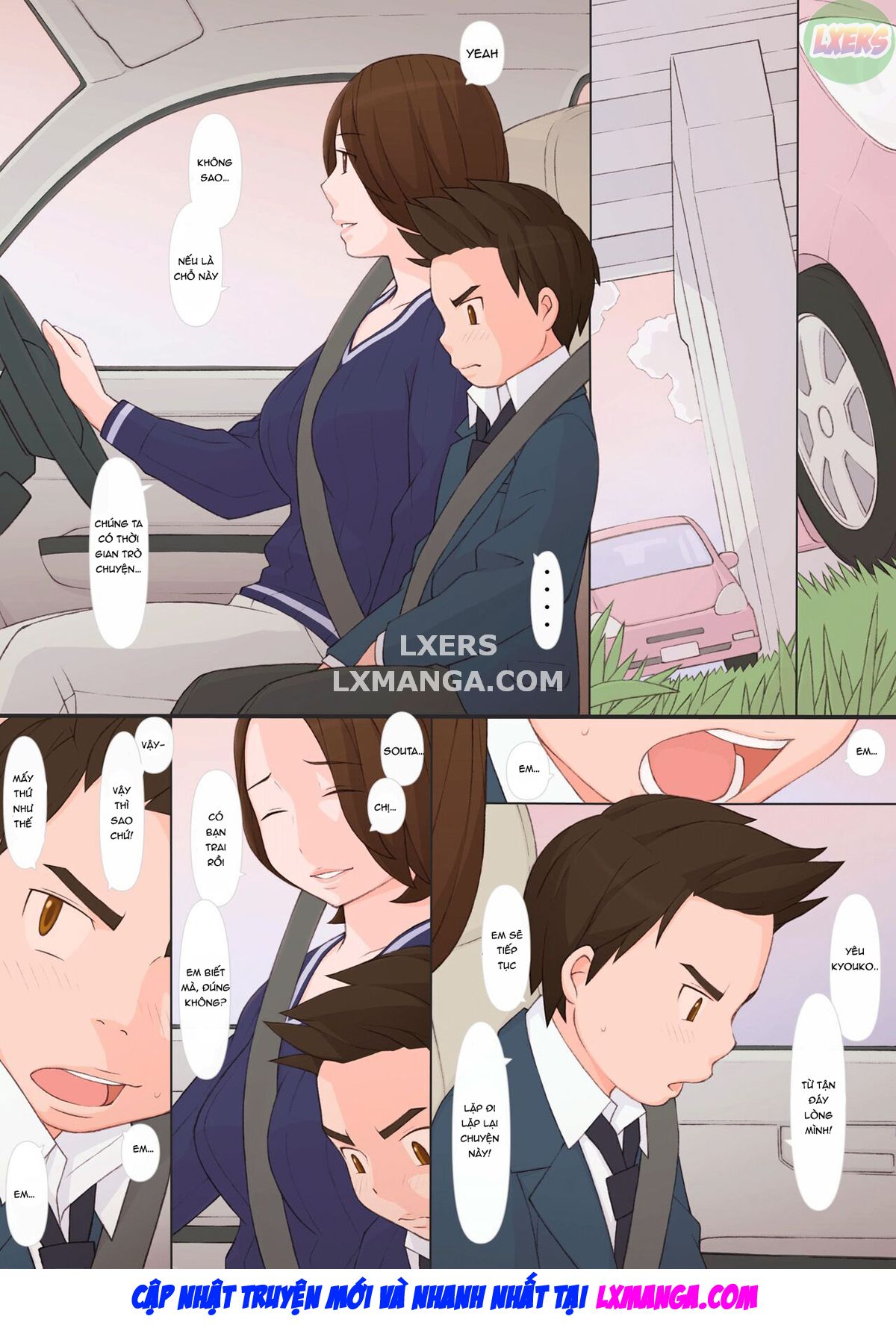 Đọc truyện hentai Chị gái lừa cậu em trai liếm lồn - Oneshot