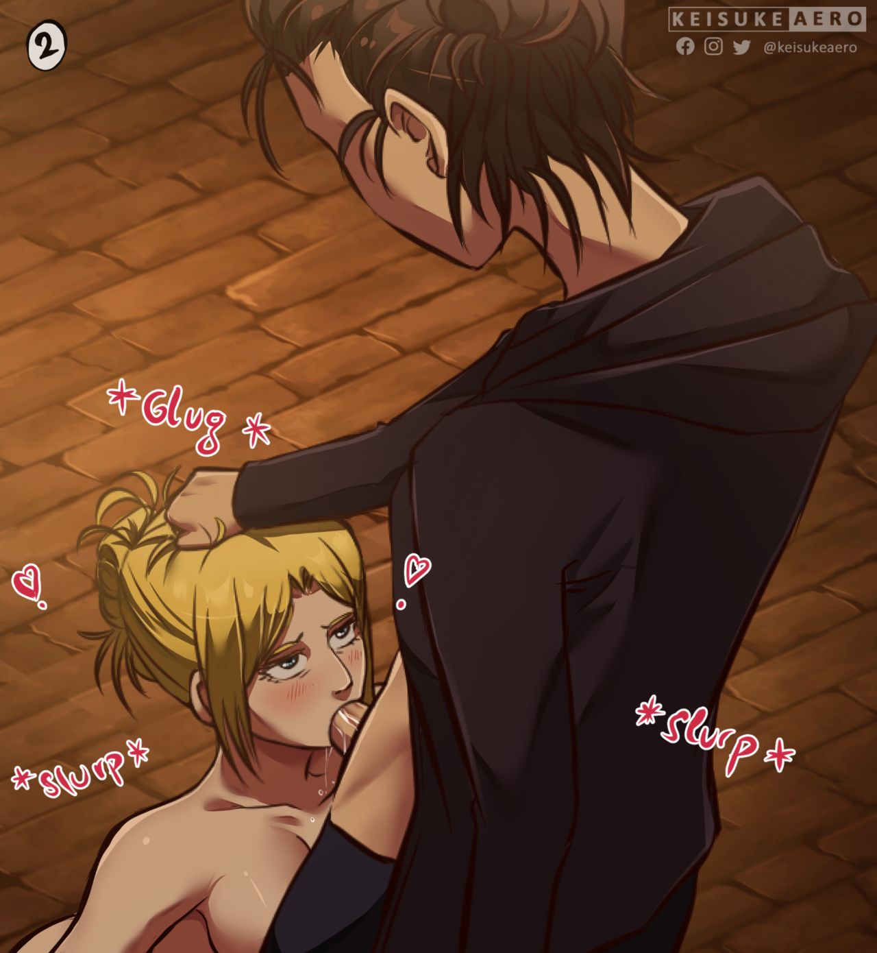 Đọc truyện hentai Tuyển Tập Eren Yeager - Chap 2. Eren x Mikasa x Annie