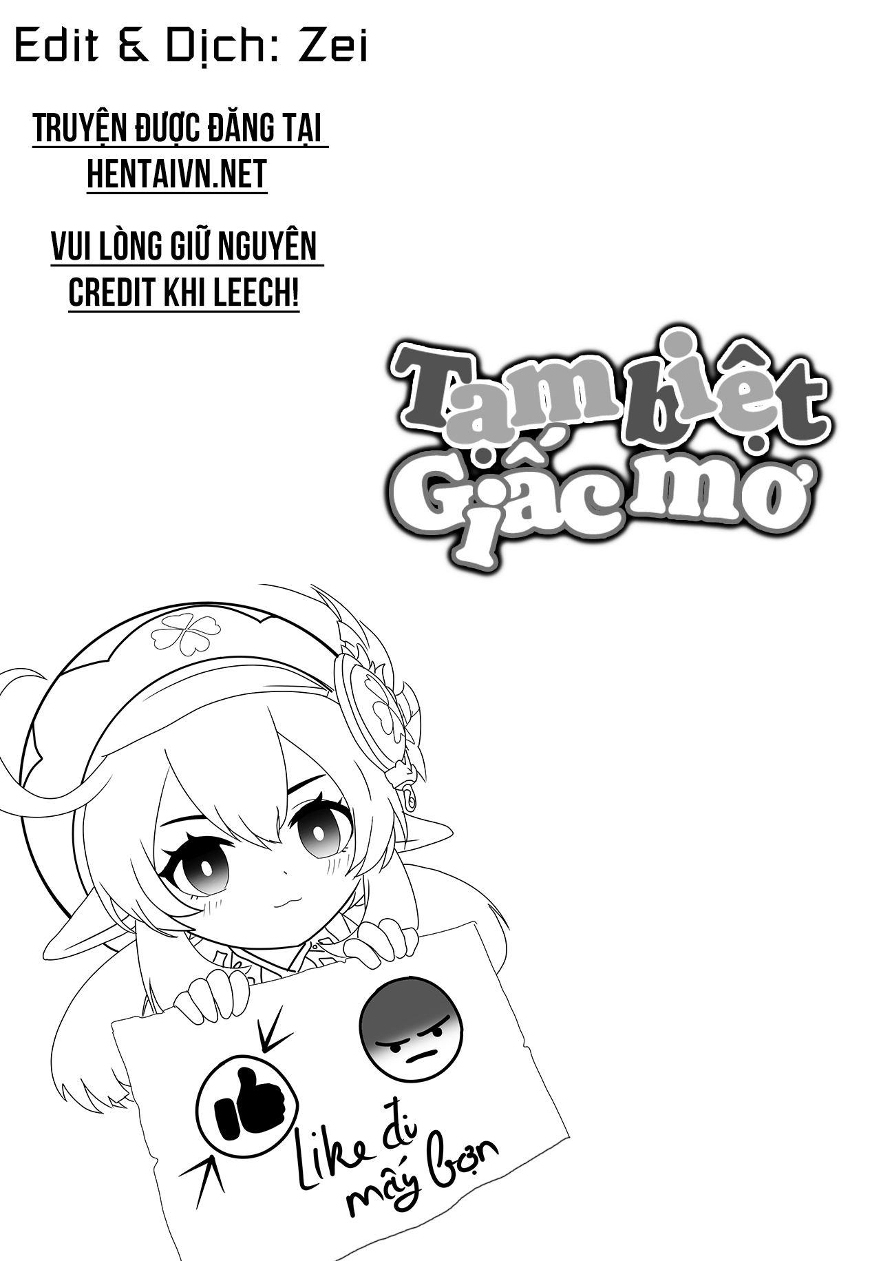 Đọc truyện hentai Tạm Biệt Giấc Mơ - Oneshot