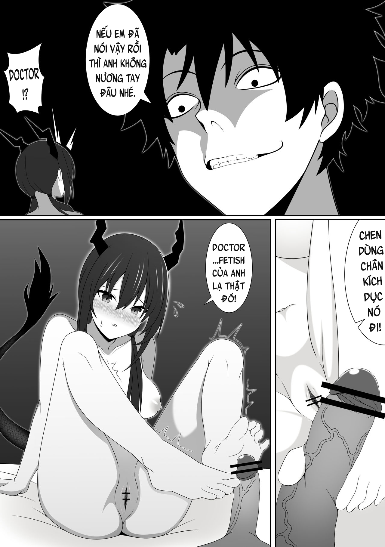 Đọc truyện hentai Em gái mọc sừng thân hình quyến rũ - Oneshot TYC