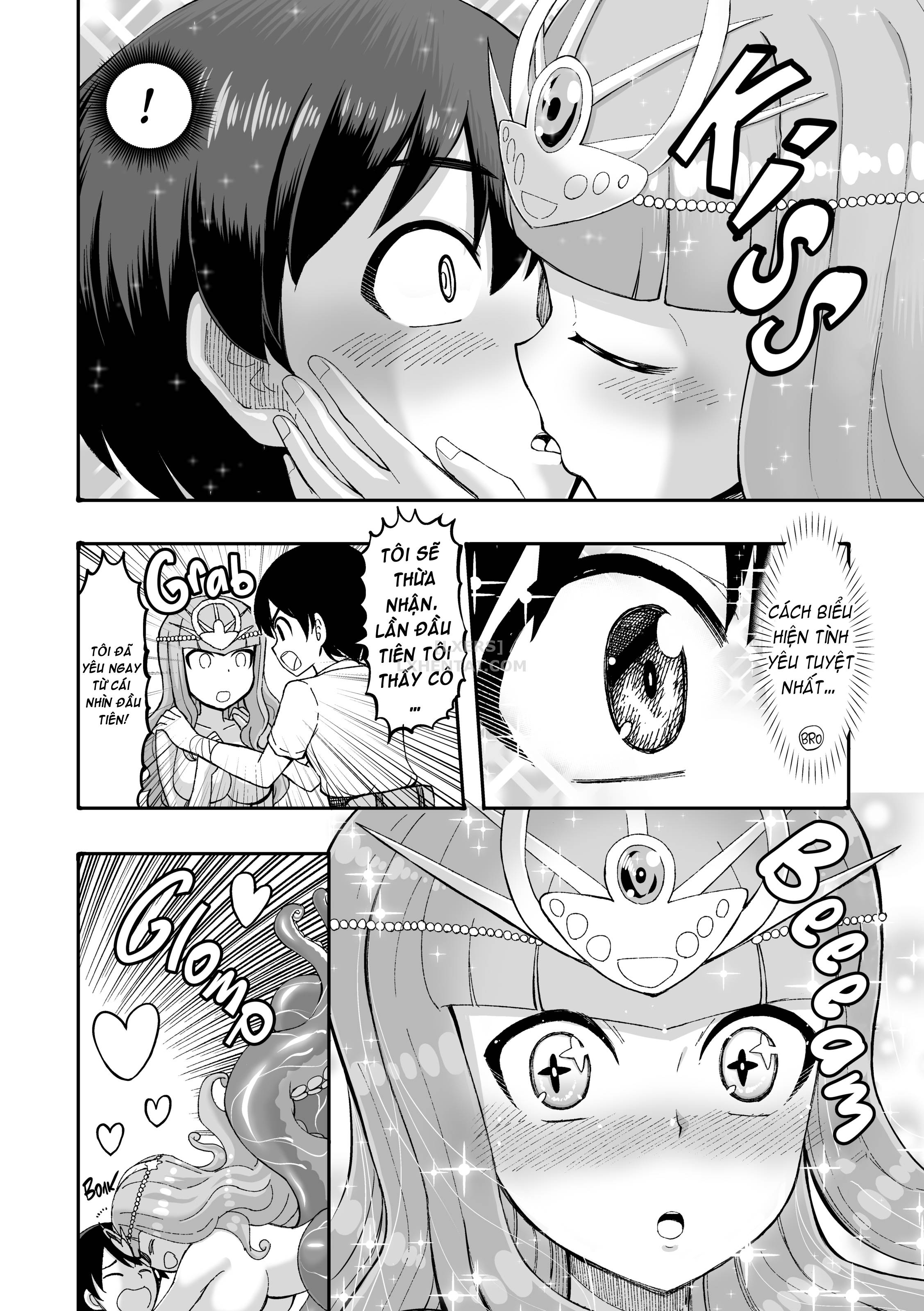 Đọc truyện hentai Monster Girls With a Need for Seed - Chap 13 - The Story of How I Got Wet and Wild with an Octogirl