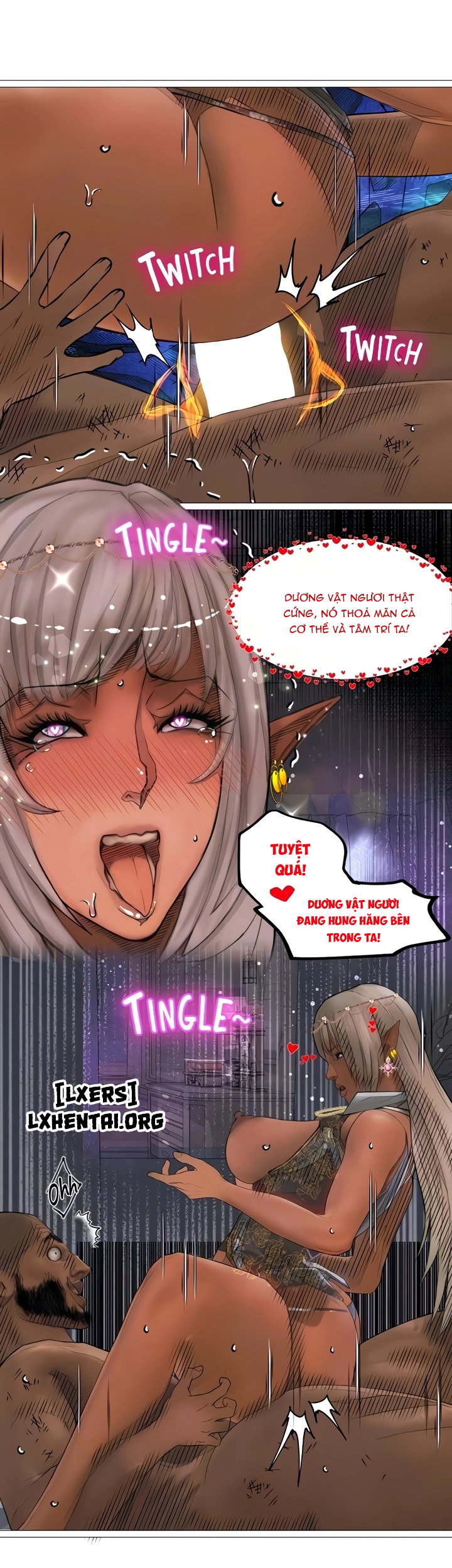 Đọc truyện hentai Nữ Hoàng Dark Elf Và Nô Lệ Orc - Chap 24