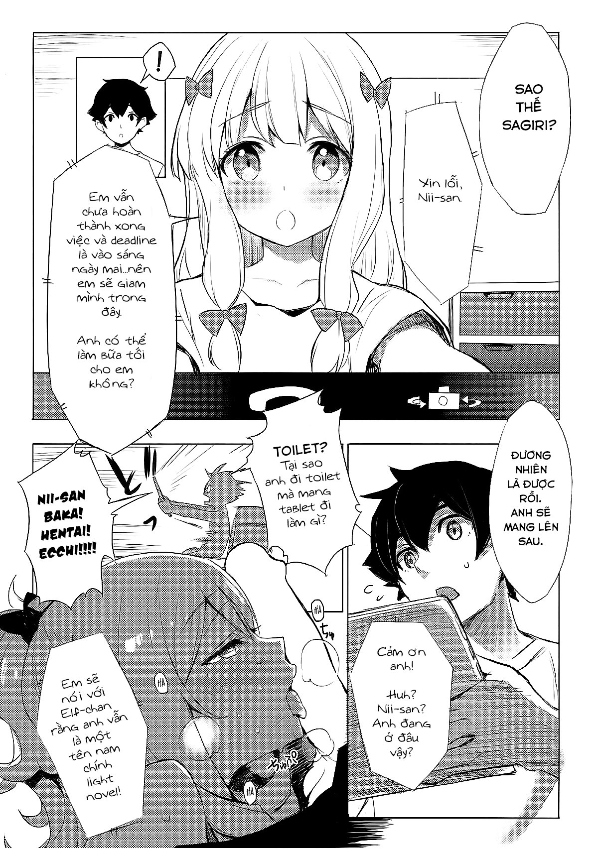 Đọc truyện hentai Elven Sanctuary (Eromanga Sensei) - Oneshot