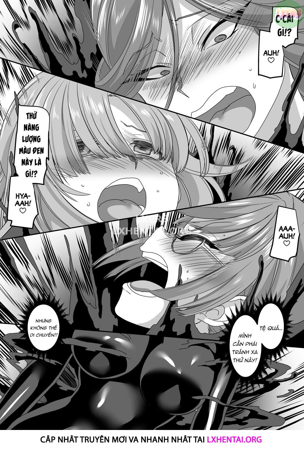 Đọc truyện hentai Saikyou no Seigi no Hero wa Kagami no Naka de wa Saijaku no Kaijin - Oneshot