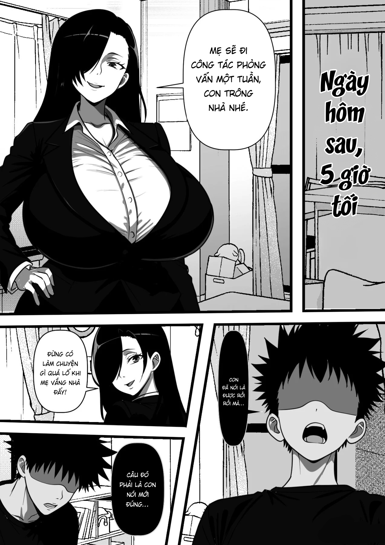 Đọc truyện hentai Mob Danshi datta Ore ga Haha no Kouhai no YanMama o Haramaseru made no Hanashi - Oneshot