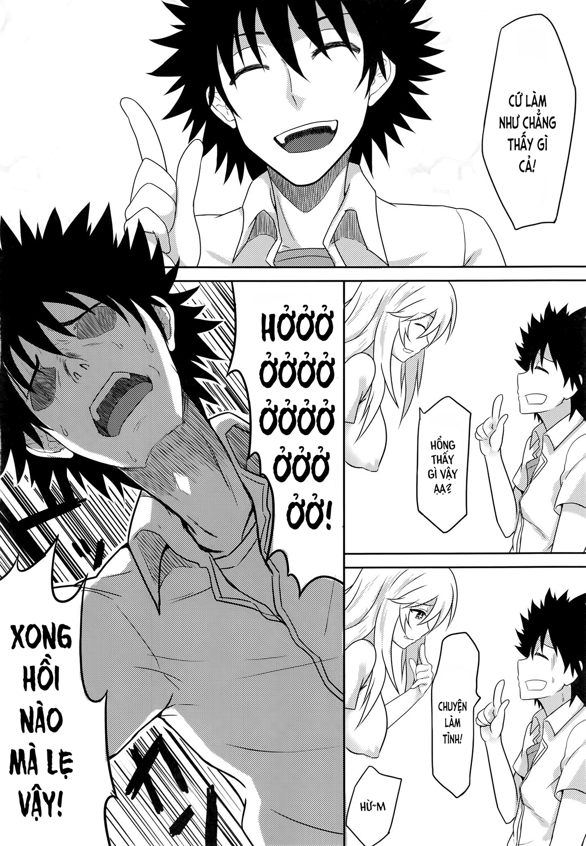 Đọc truyện hentai MikoMisa và Anh Chàng Bất Hạnh (Toaru Kagaku no Railgun) - Oneshot