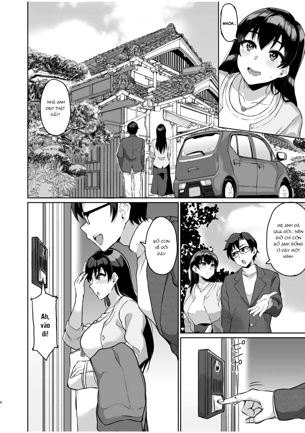 Đọc truyện hentai Moto Papakatsu Aite to no Himitsu no SEX ~Gifu Kara no Teishuku Shiken~ - Chap 1