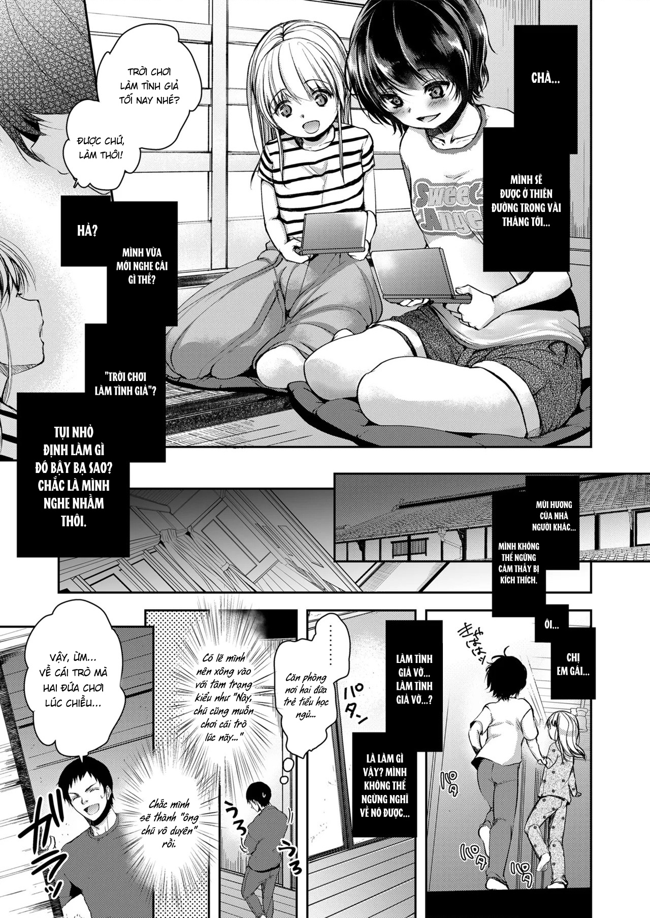 Đọc truyện hentai Naisho no Ecchi Gokko - Secret Immoral Play - Oneshot