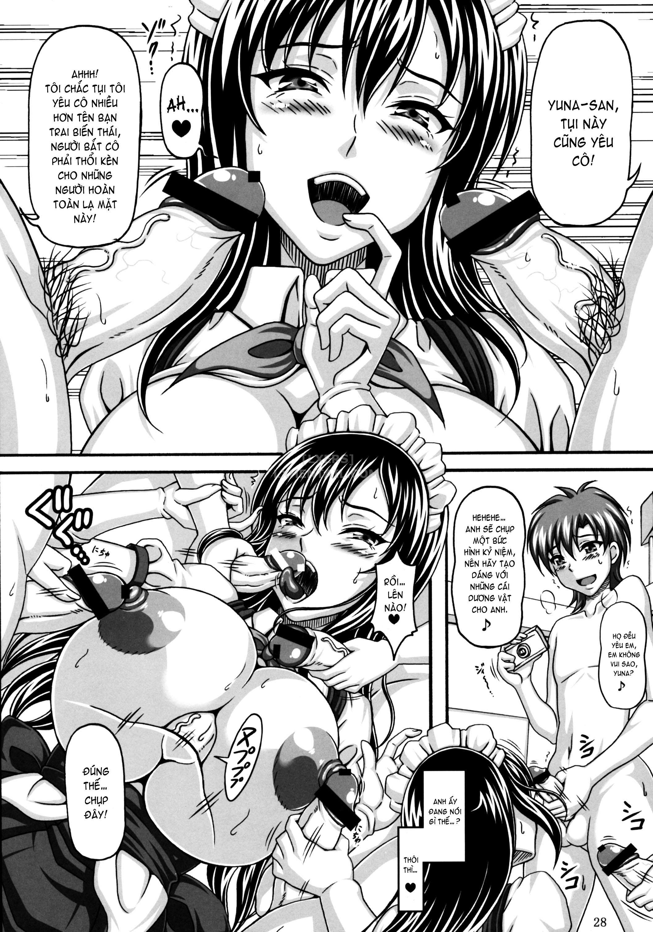 Đọc truyện hentai Minna no Bakunyuu Ona-maid - Oneshot