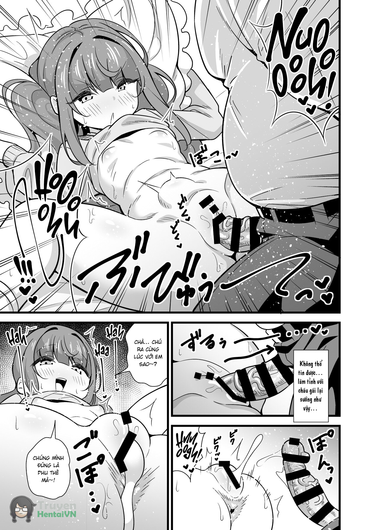 Đọc truyện hentai Oji Saimin Donkan na Ojisan wa Mori no Tsuita Mei-kko Senyou Niku Dirudo - Oneshot