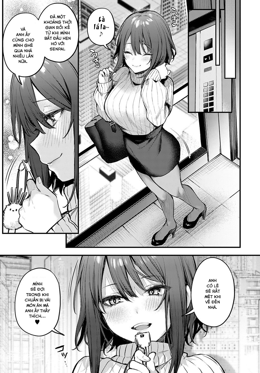 Đọc truyện hentai Kouhai Kanojo Tsujinaka-chan no Oshioki - Oneshot
