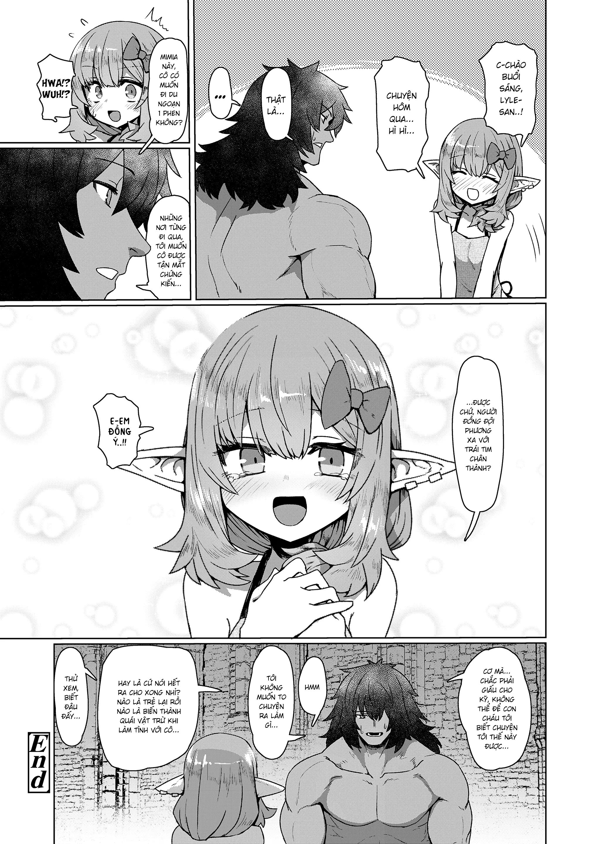 Đọc truyện hentai Yakkai na Fan Elf - Oneshot