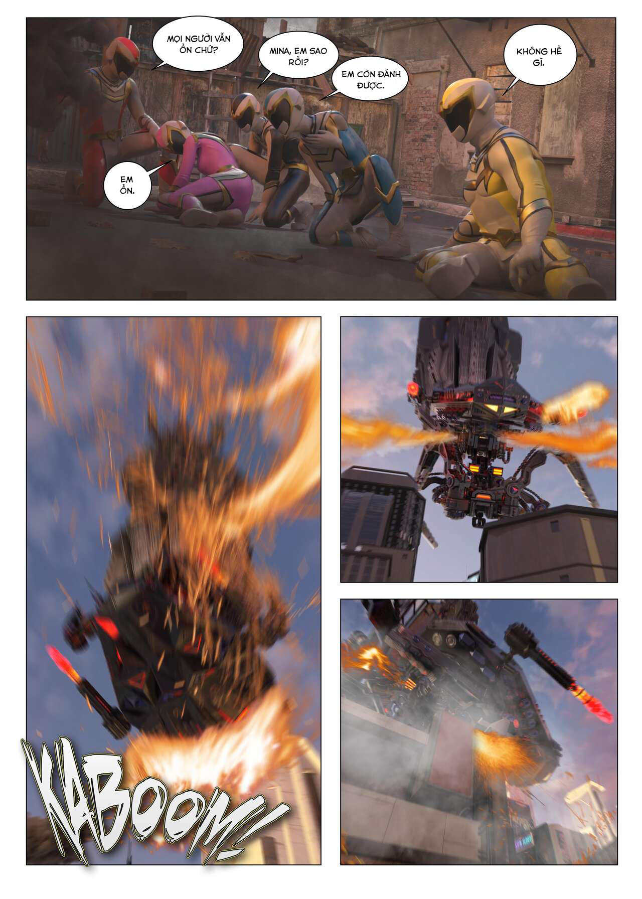 Đọc truyện hentai Siêu nhân thời loạn lạc - Chap 3