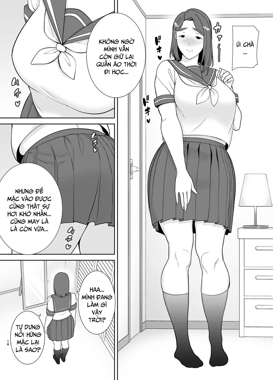 Đọc truyện hentai Mẹ là người phụ nữ mà tôi yêu - Chap 6A - Đồng phục nữ sinh của mẹ