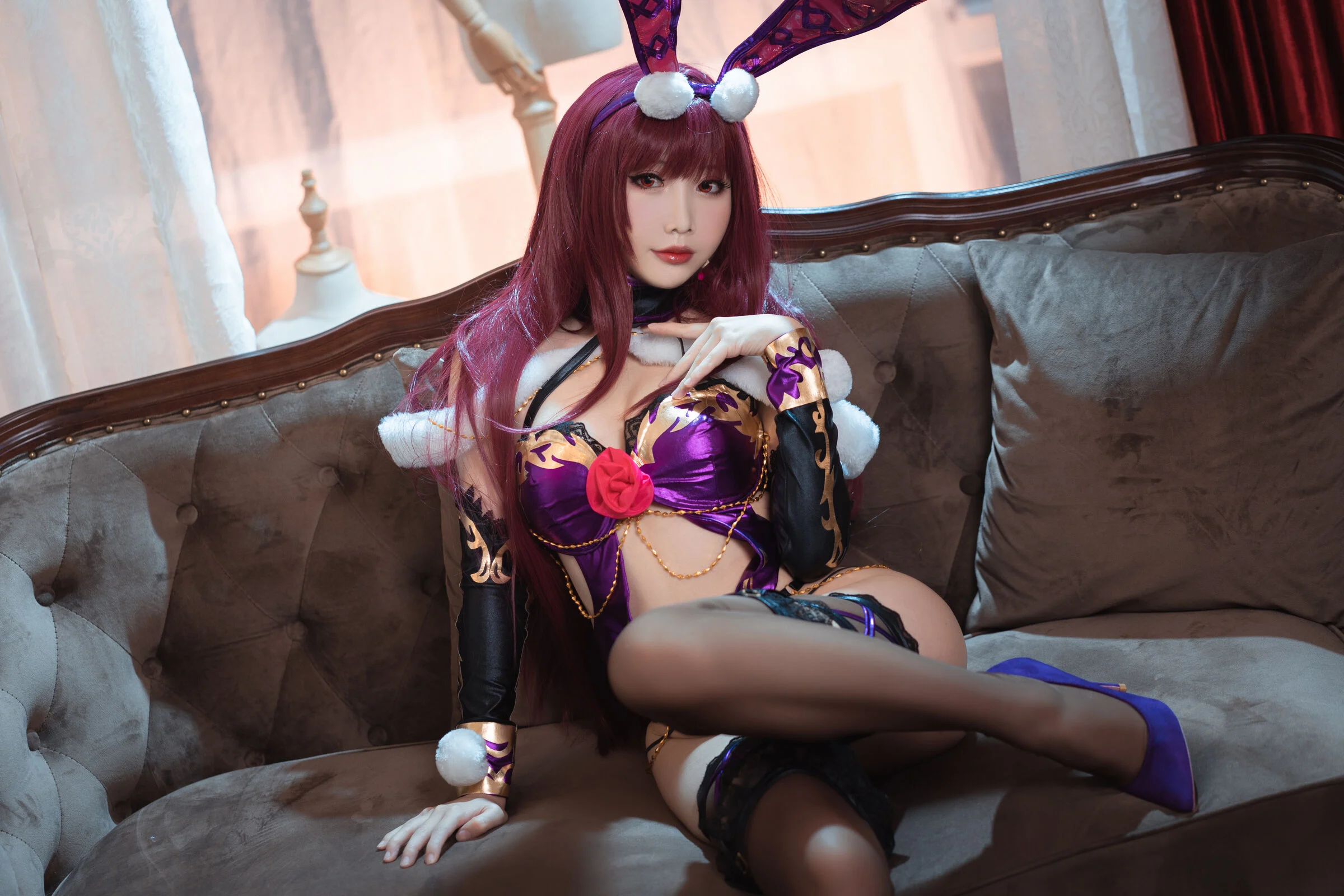 Đọc truyện hentai Tuyển tập Albums siêu phẩm Cosplay - Chap 80 - Pancake Fairy số 093 Cô gái thỏ Scathach