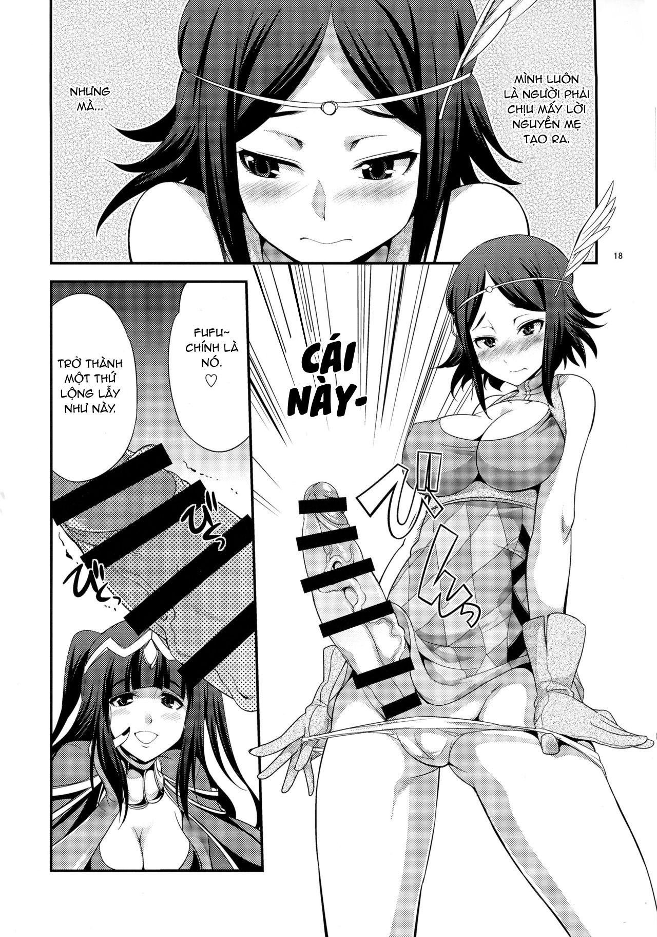 Đọc truyện hentai Thí nghiệm lời nguyền của Noire - Oneshot