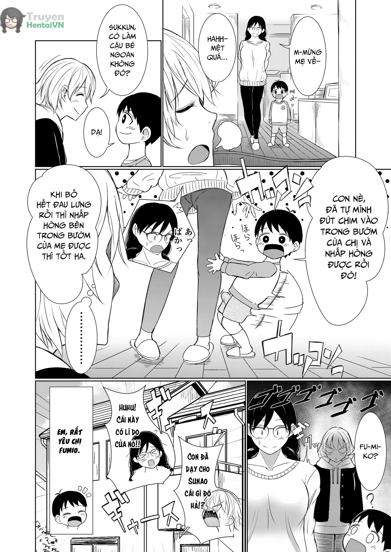 Đọc truyện hentai Chị gái đơn điệu ơi cố lên! Việc chăm sóc cậu  bé khi lần đầu cương cứng thật mệt mỏi - Oneshot