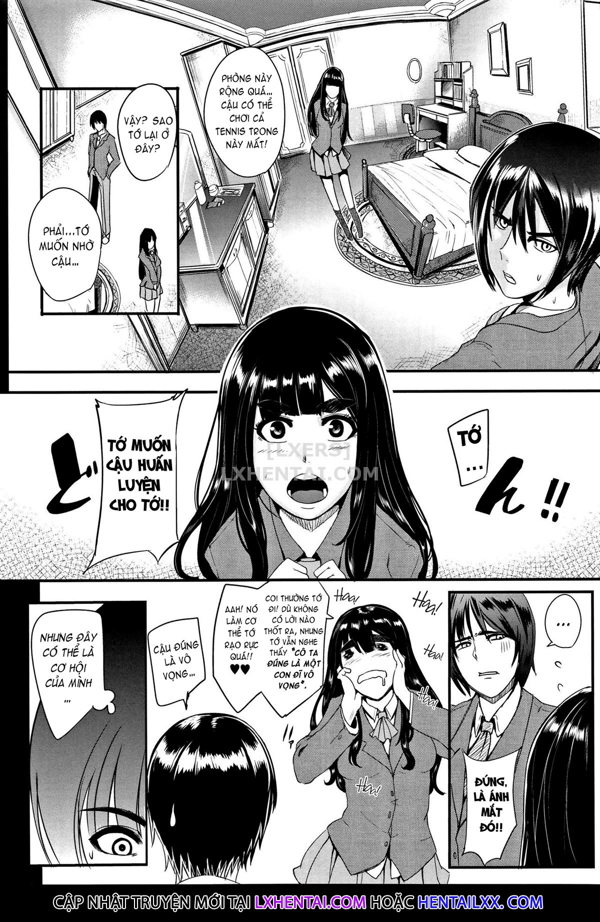 Đọc truyện hentai Gamandekinai Mesuana - Chap 2