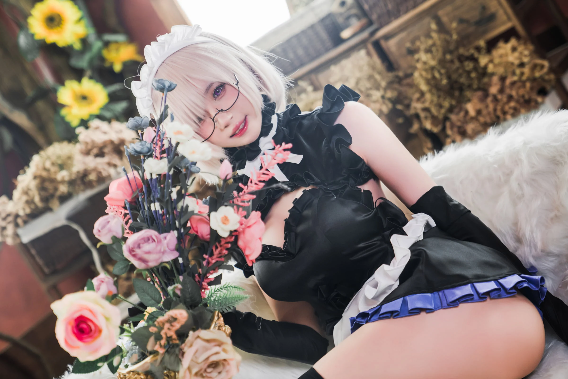 Đọc truyện hentai Tuyển tập Albums siêu phẩm Cosplay - Chap 737 - [Saionji Nanka] Mashu Maid Outfit