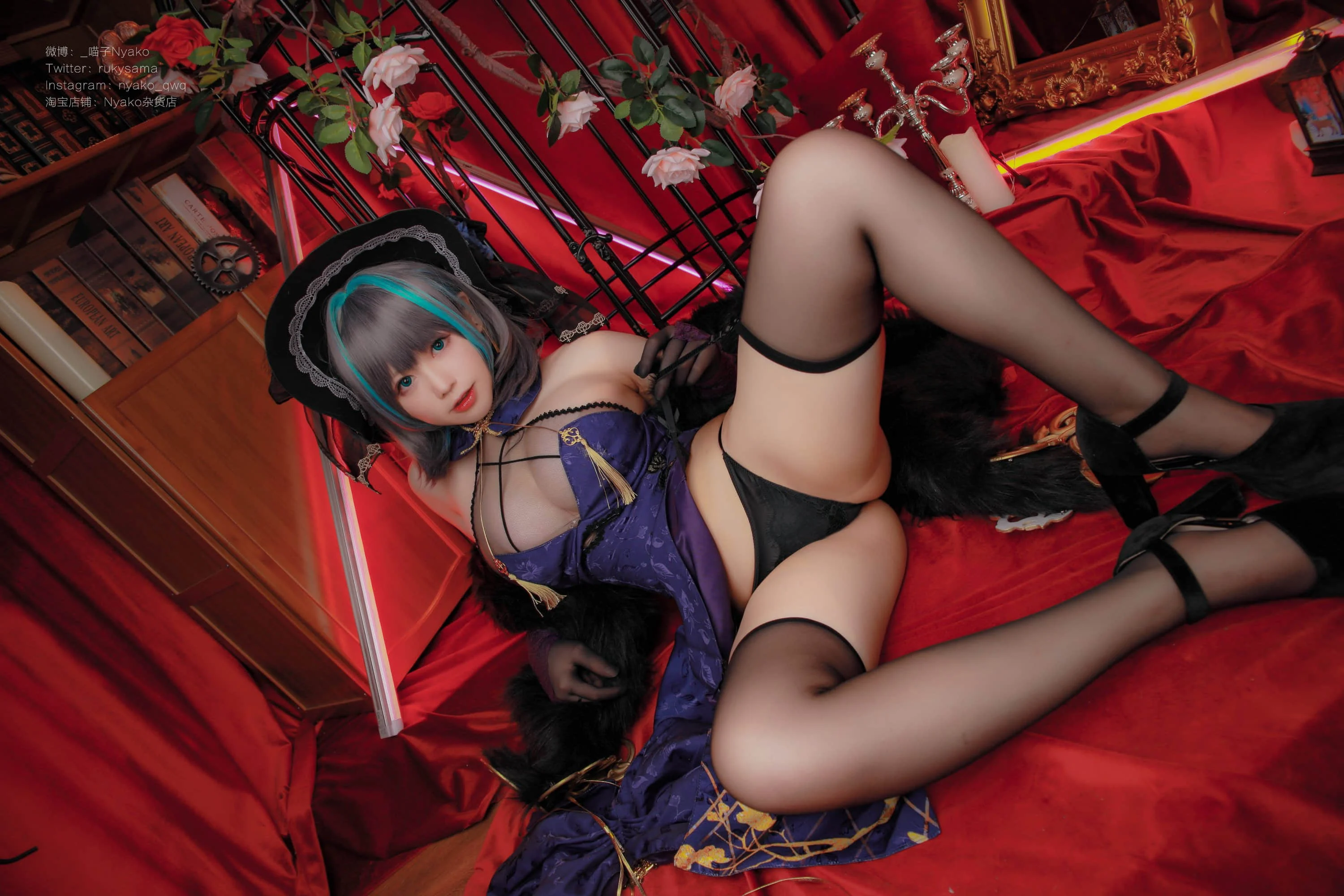 Đọc truyện hentai Tuyển tập Albums siêu phẩm Cosplay - Chap 808 - Nyako - Cheshire Cheongsam