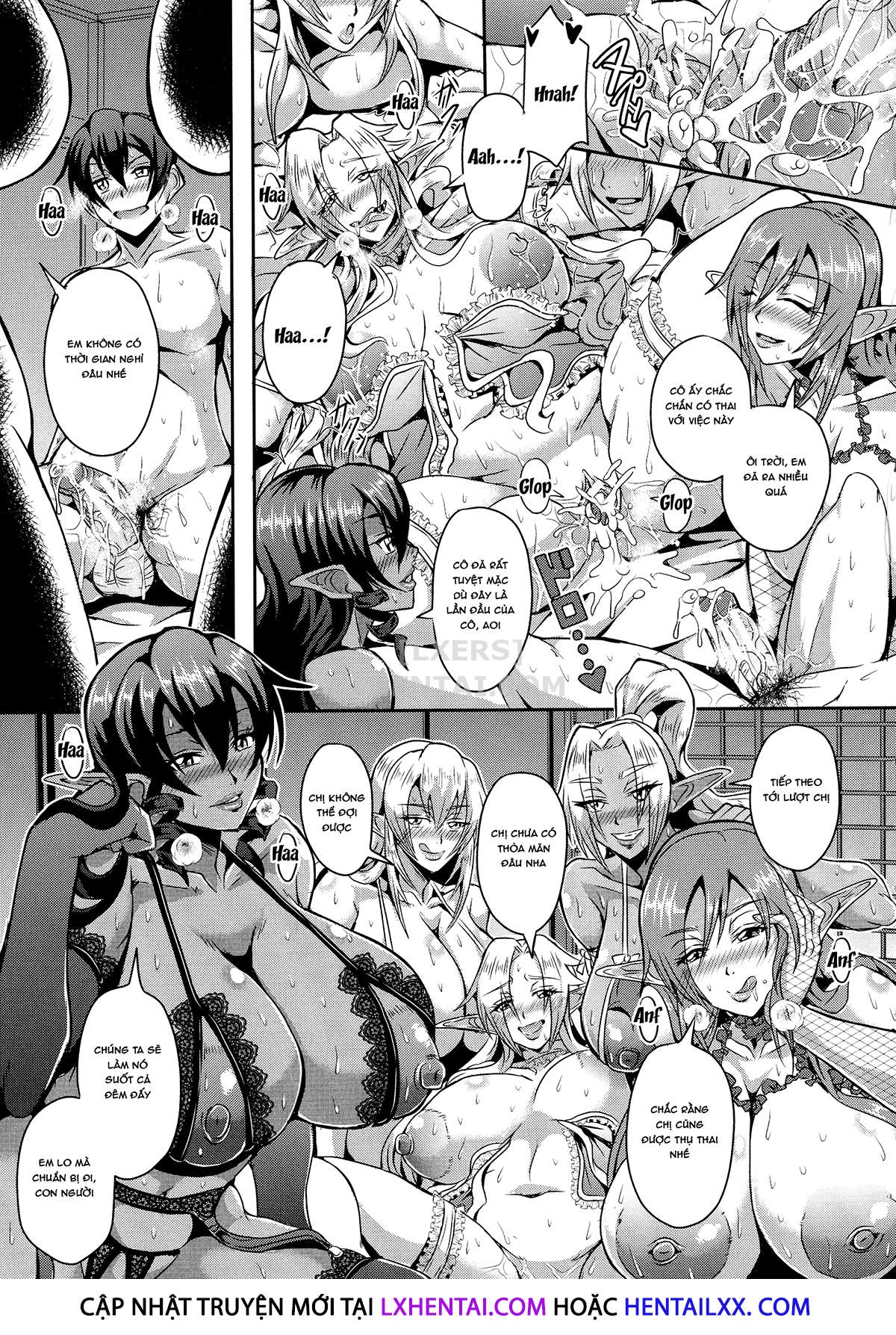 Đọc truyện hentai Elf Harem Story - Chap 1