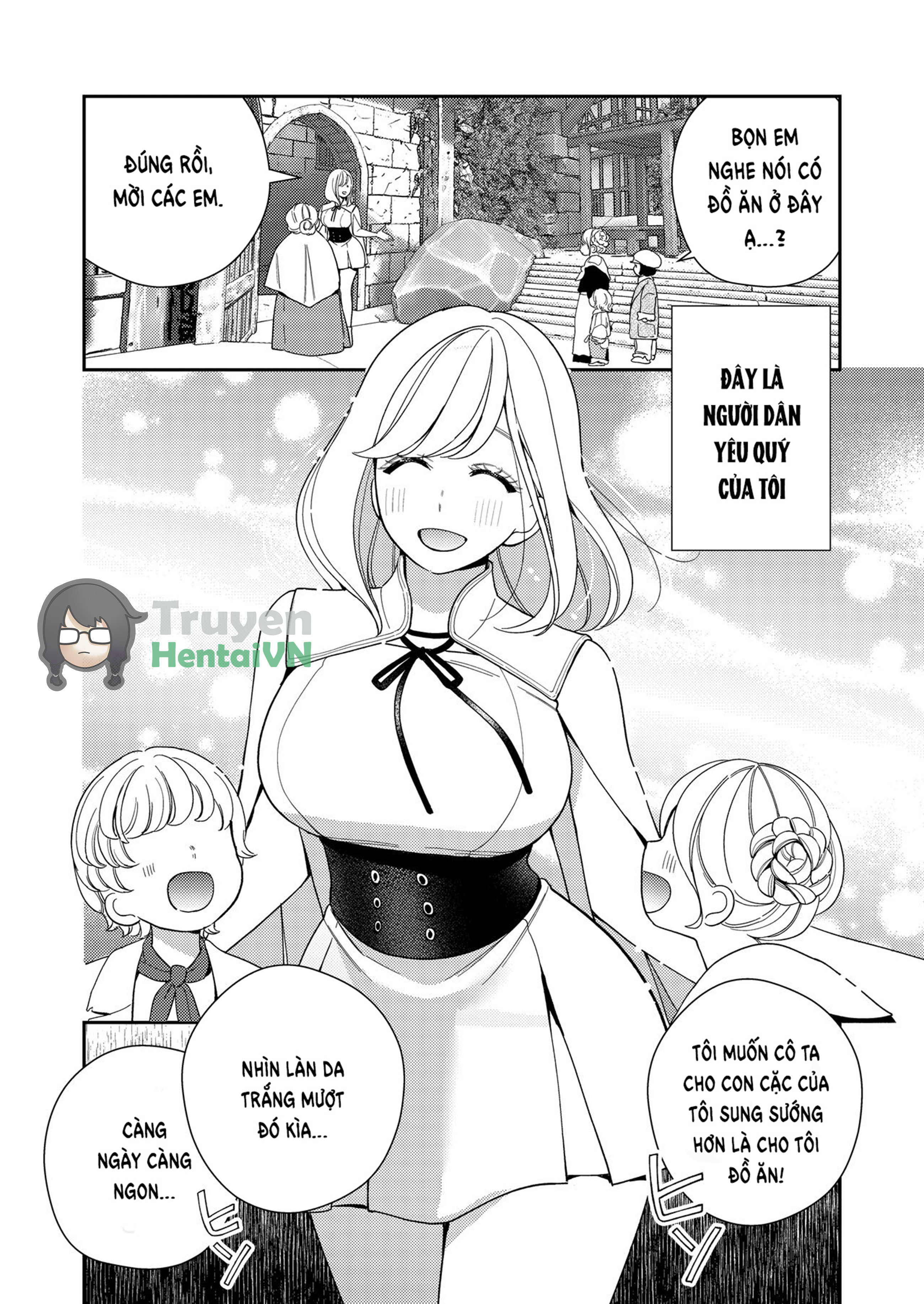 Đọc truyện hentai Seijo wa Tekikoku no Ou ni Otosareru - Oneshot